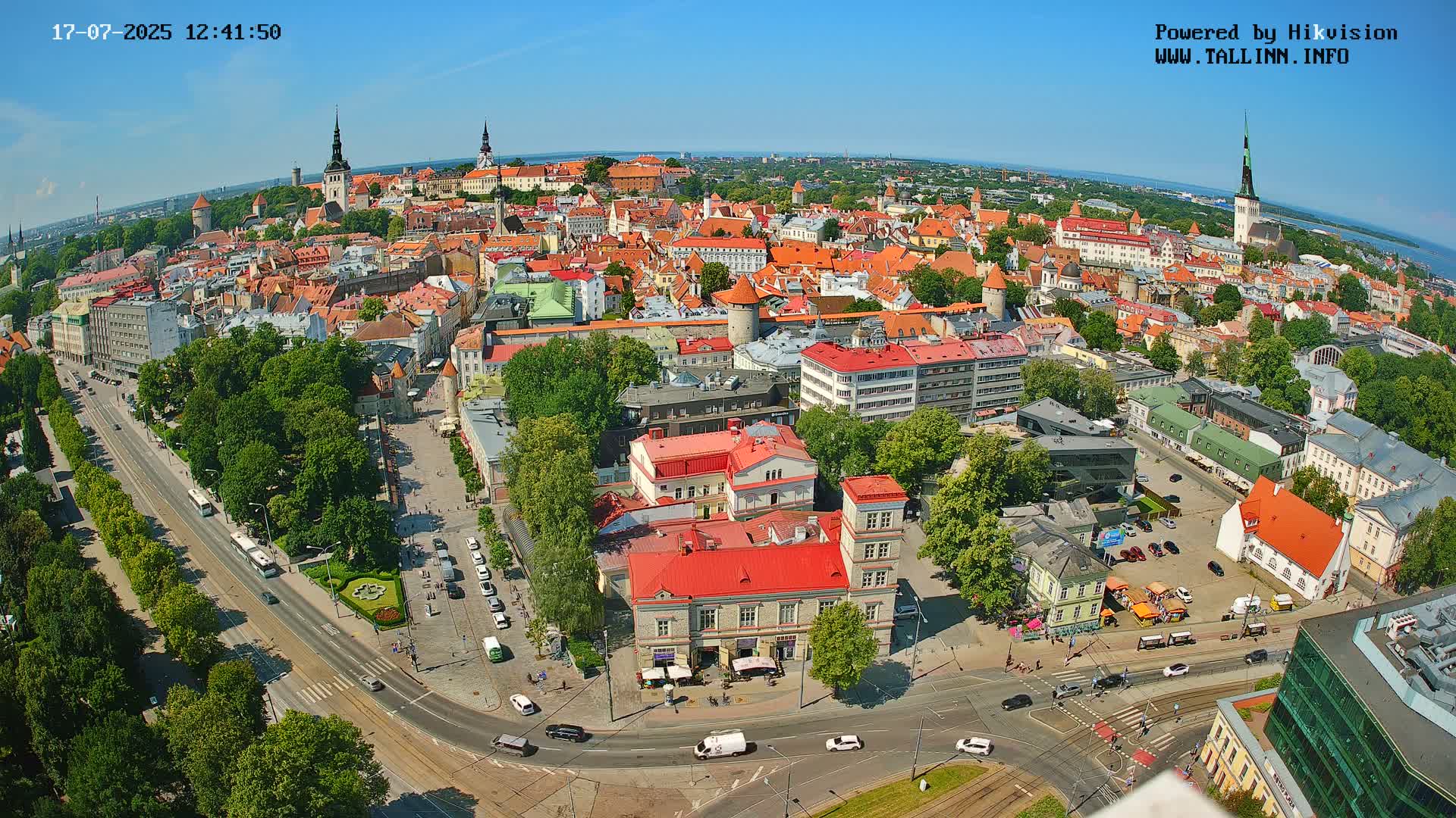 Tallinn Skyline Live Cam - Südalinn, Tallinn, Harju, Estonia