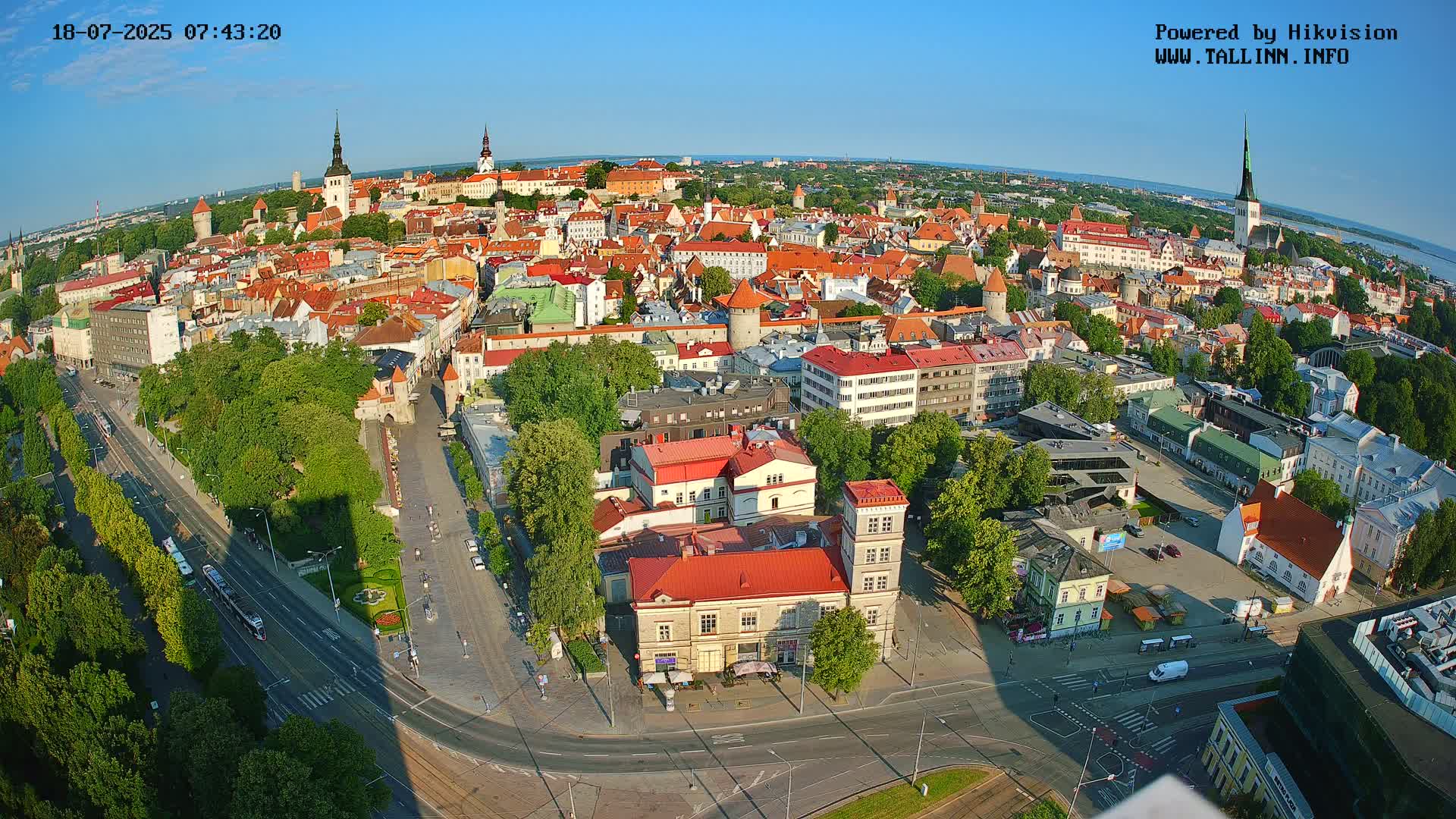 Tallinn Skyline Live Cam - Südalinn, Tallinn, Harju, Estonia