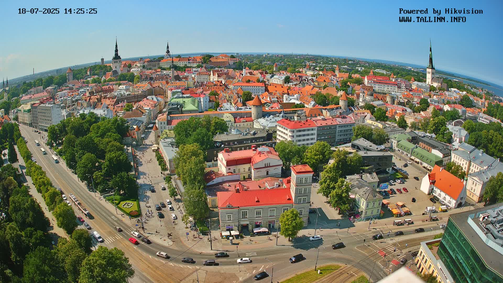 Tallinn Skyline Live Cam - Südalinn, Tallinn, Harju, Estonia
