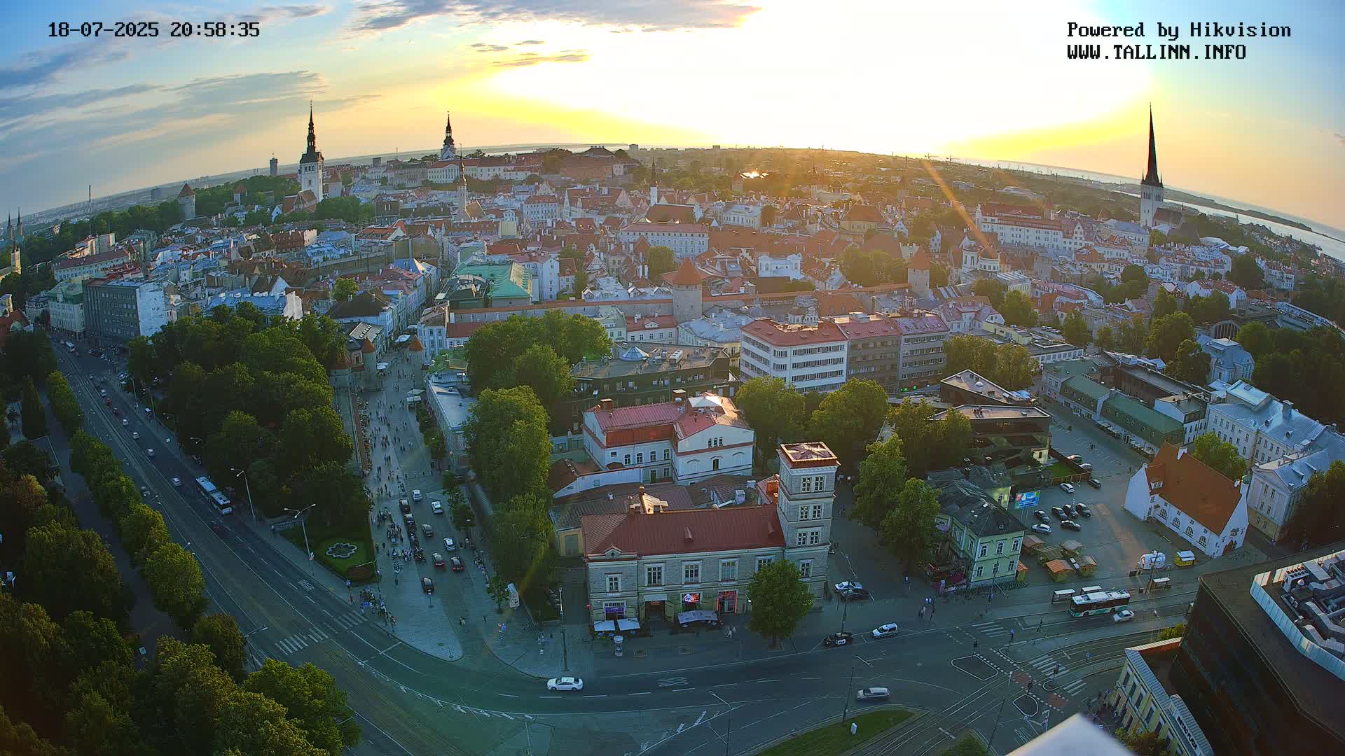 Tallinn Skyline Live Cam - Südalinn, Tallinn, Harju, Estonia