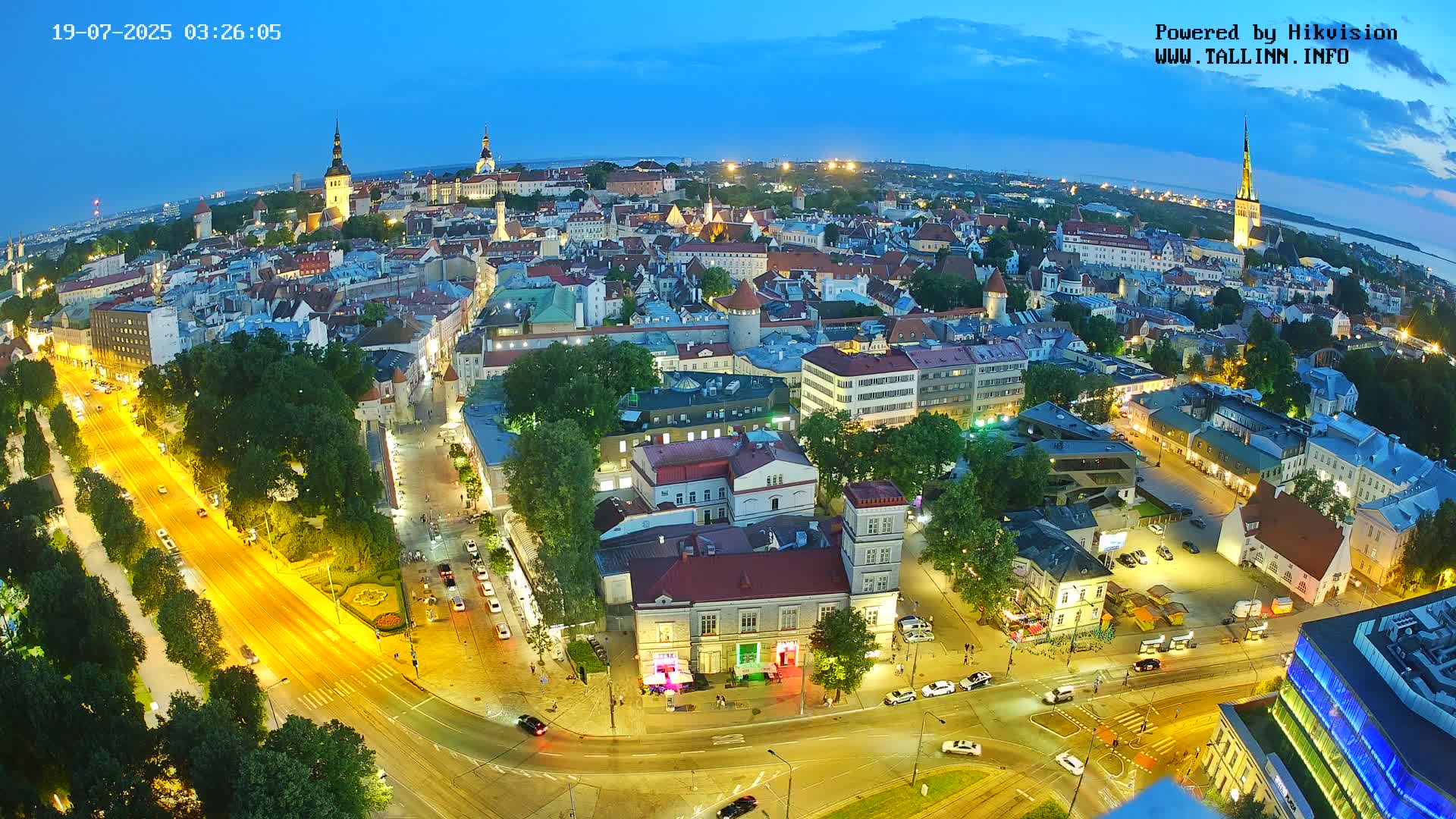 Tallinn Skyline Live Cam - Südalinn, Tallinn, Harju, Estonia