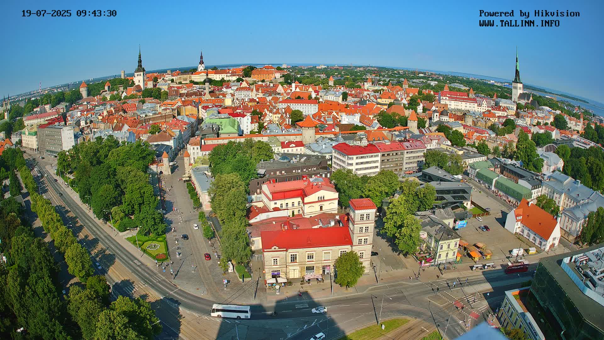 Tallinn Skyline Live Cam - Südalinn, Tallinn, Harju, Estonia