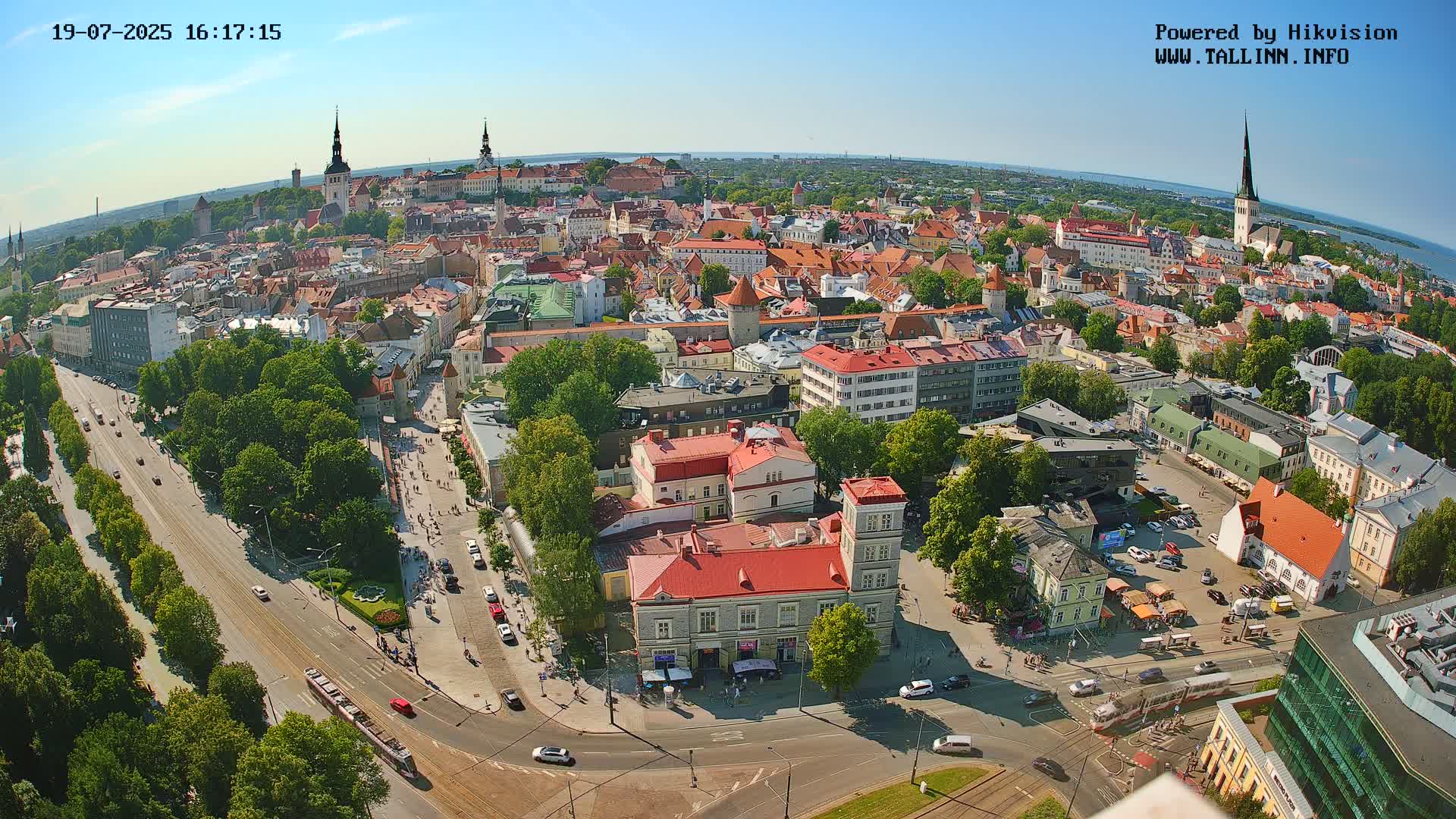 Tallinn Skyline Live Cam - Südalinn, Tallinn, Harju, Estonia