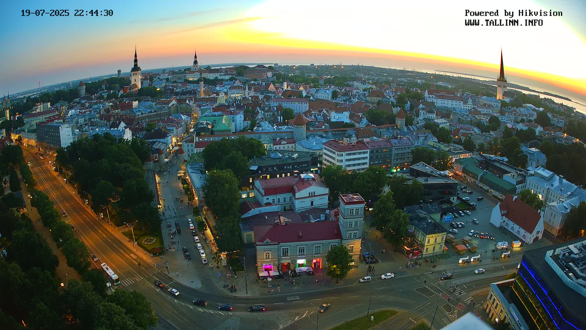 Tallinn Skyline Live Cam - Südalinn, Tallinn, Harju, Estonia
