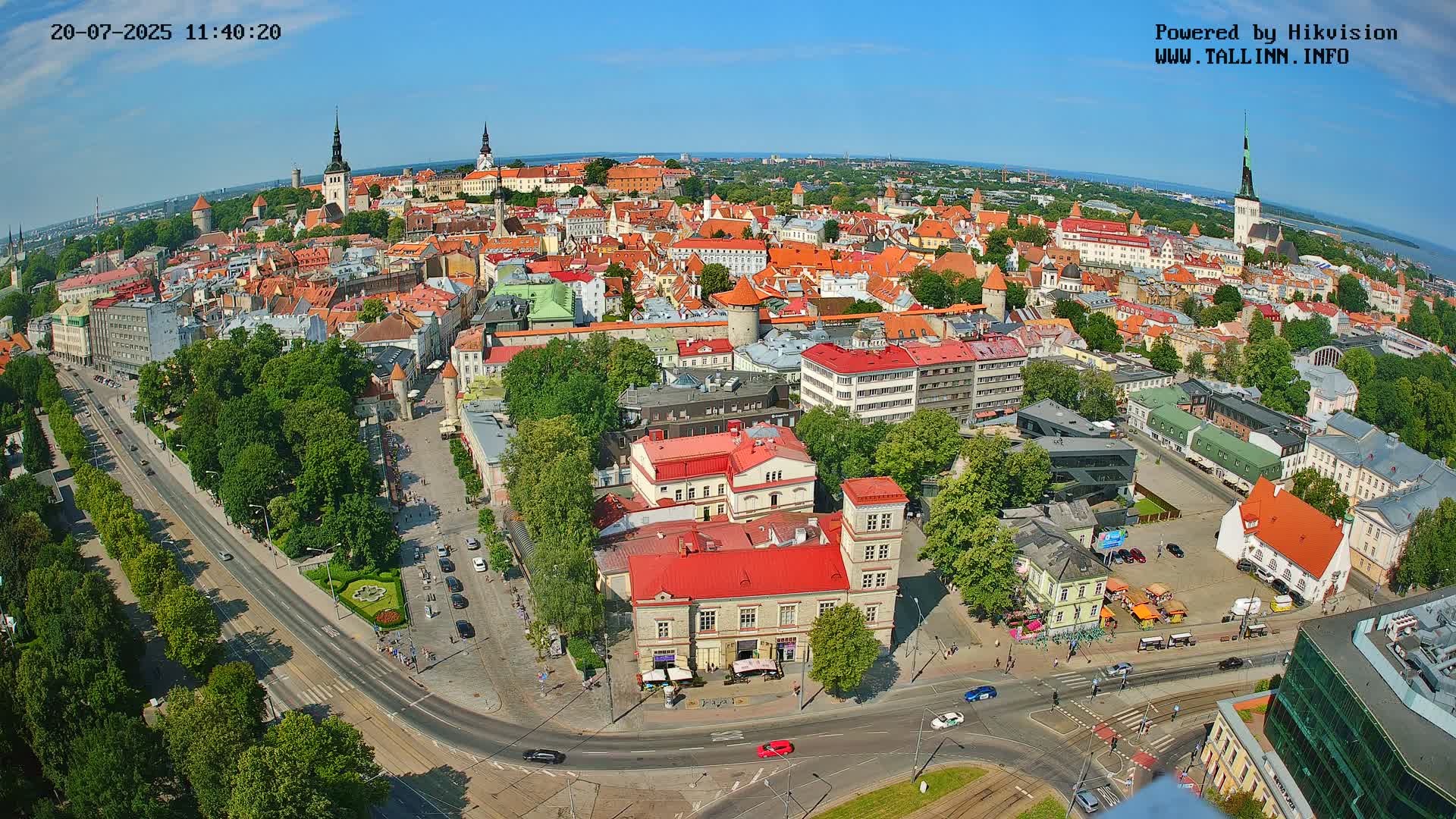 Tallinn Skyline Live Cam - Südalinn, Tallinn, Harju, Estonia