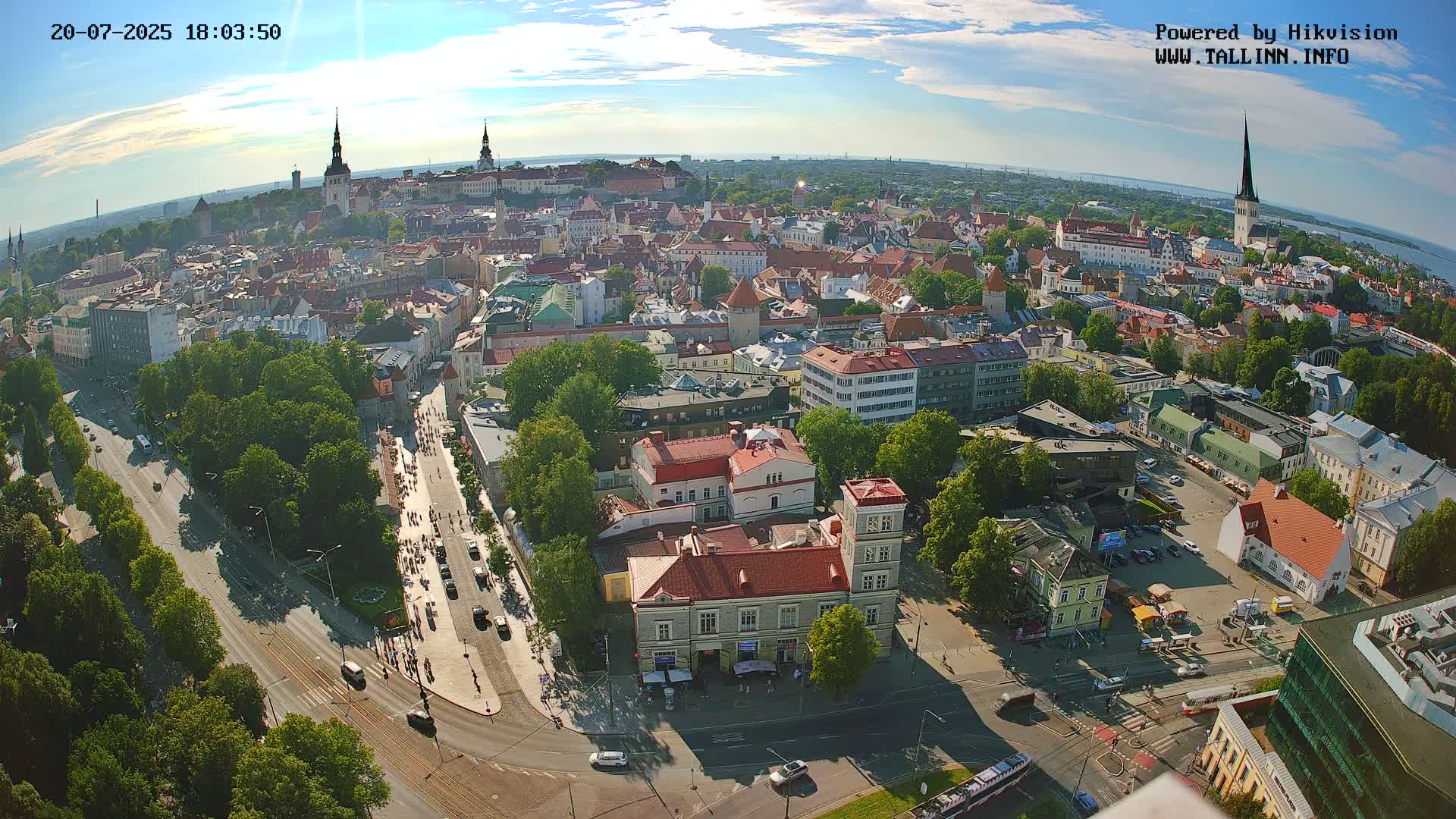 Tallinn Skyline Live Cam - Südalinn, Tallinn, Harju, Estonia