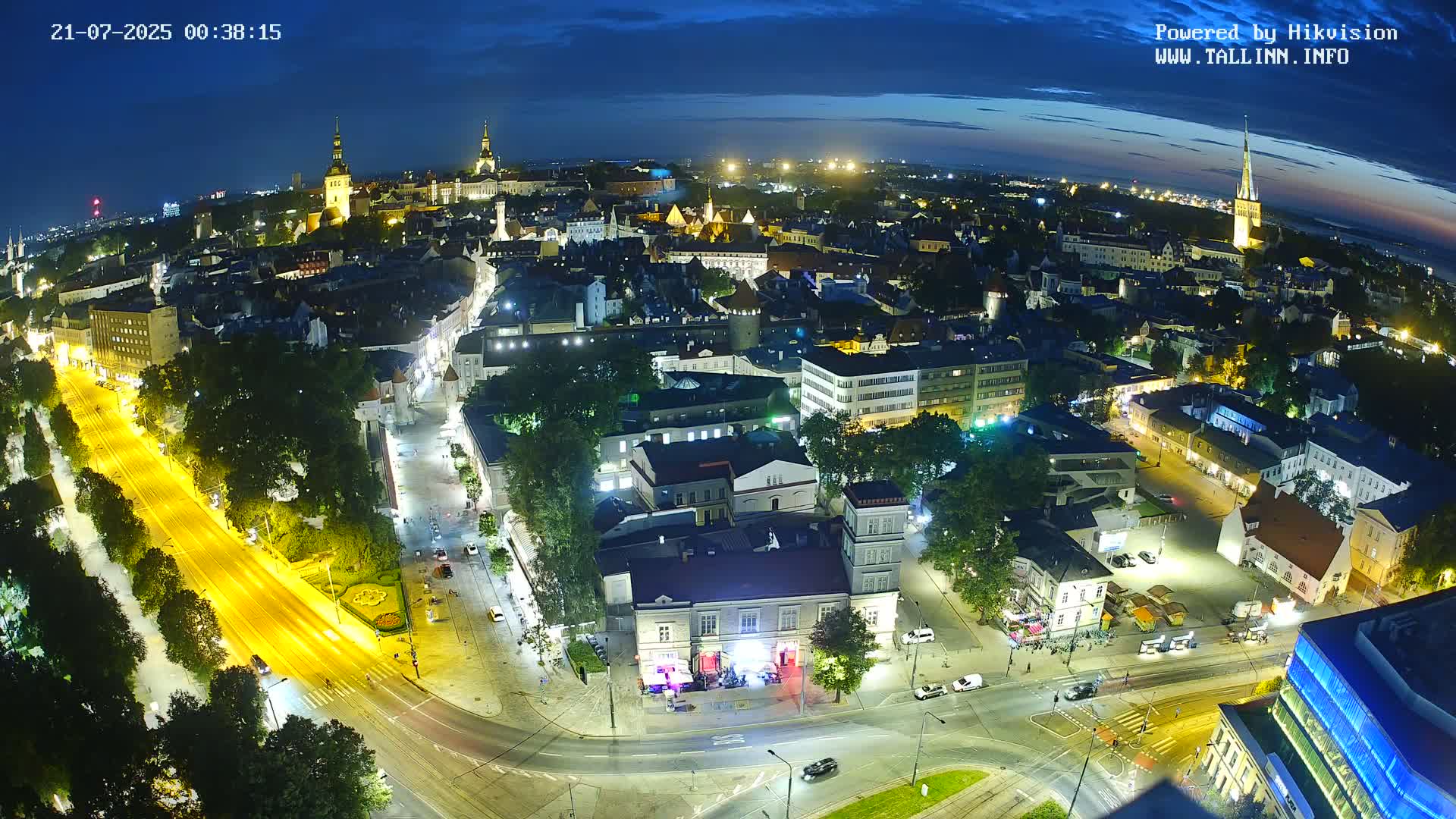 Tallinn Skyline Live Cam - Südalinn, Tallinn, Harju, Estonia