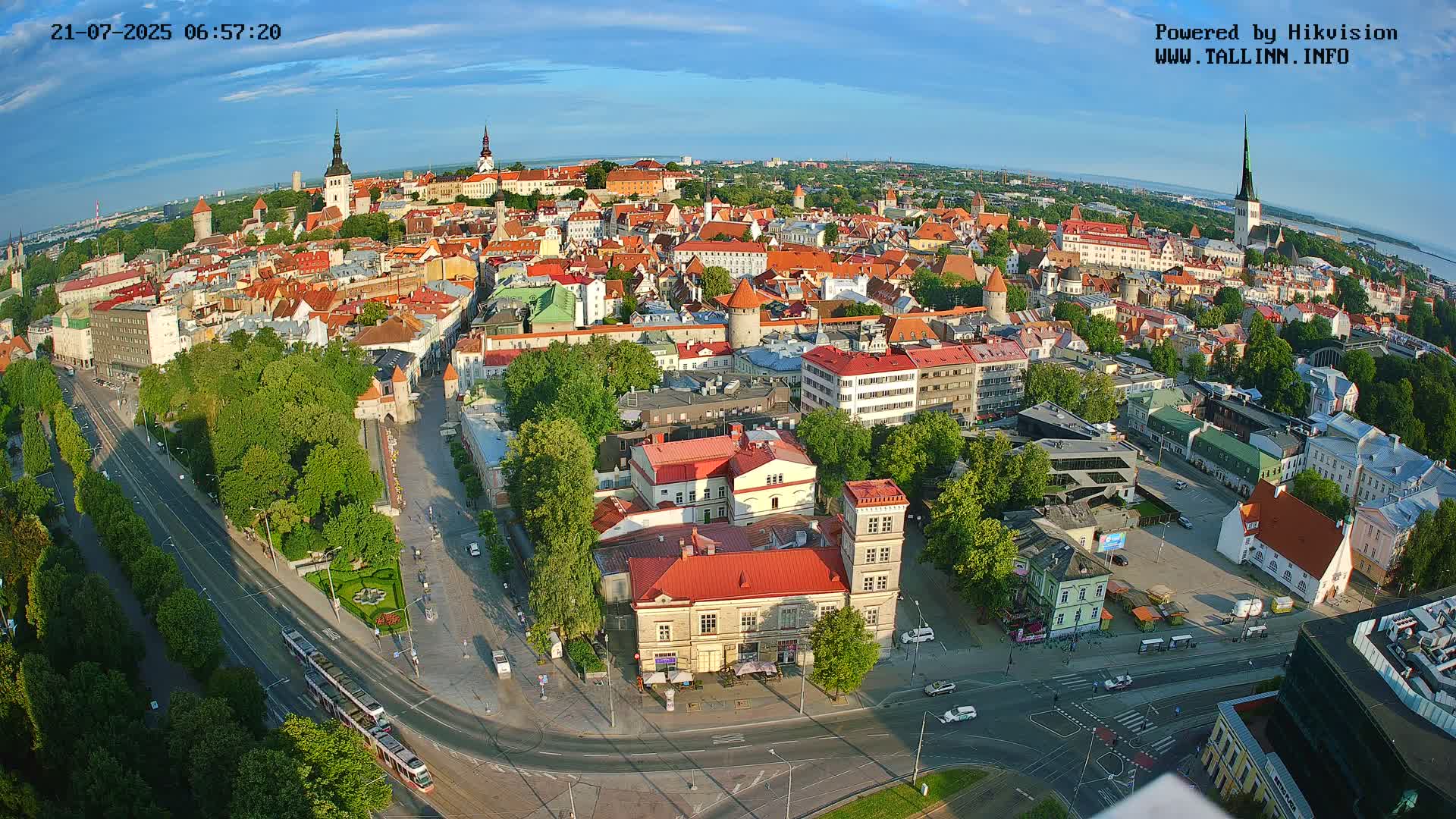 Tallinn Skyline Live Cam - Südalinn, Tallinn, Harju, Estonia