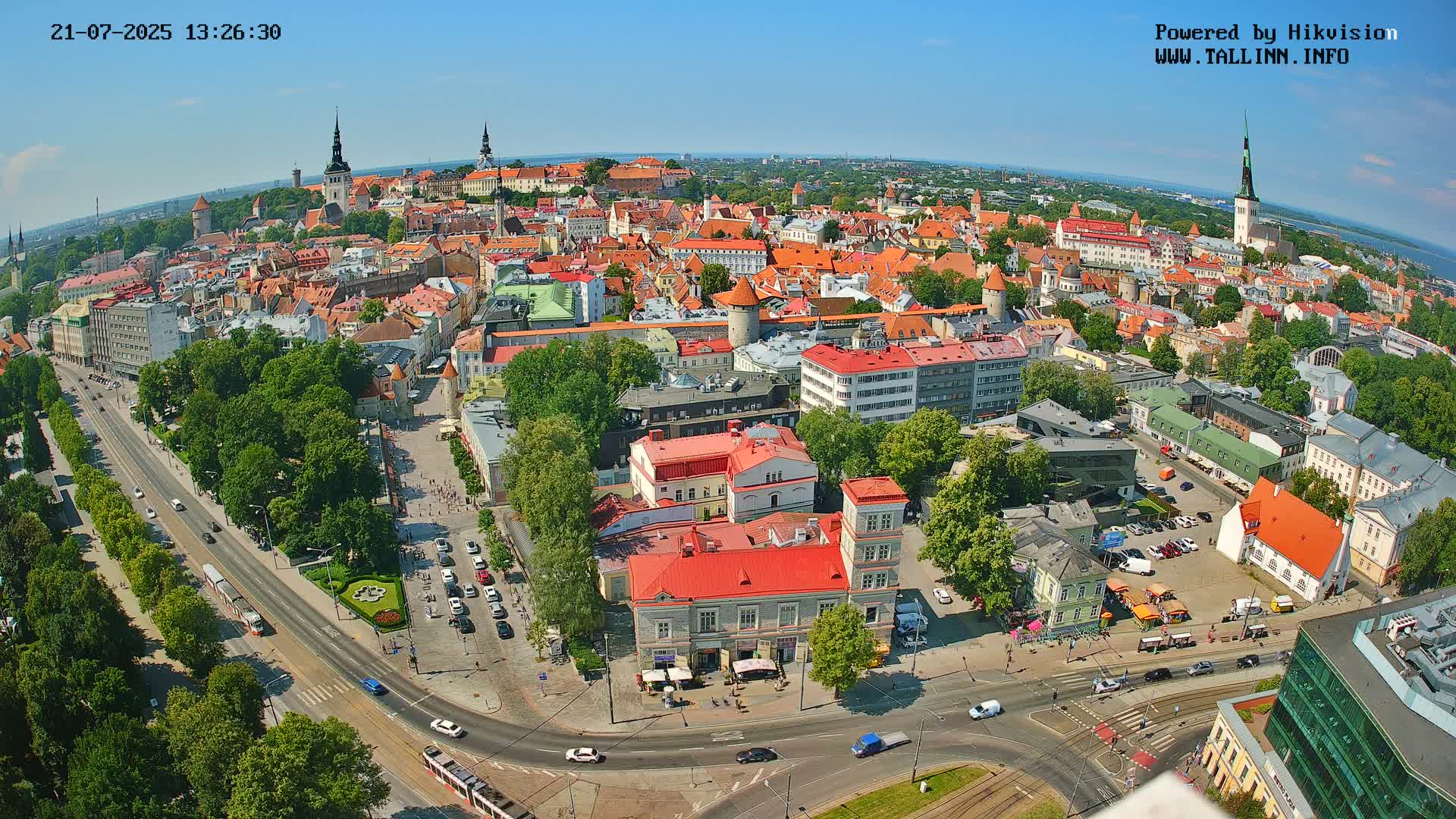 Tallinn Skyline Live Cam - Südalinn, Tallinn, Harju, Estonia