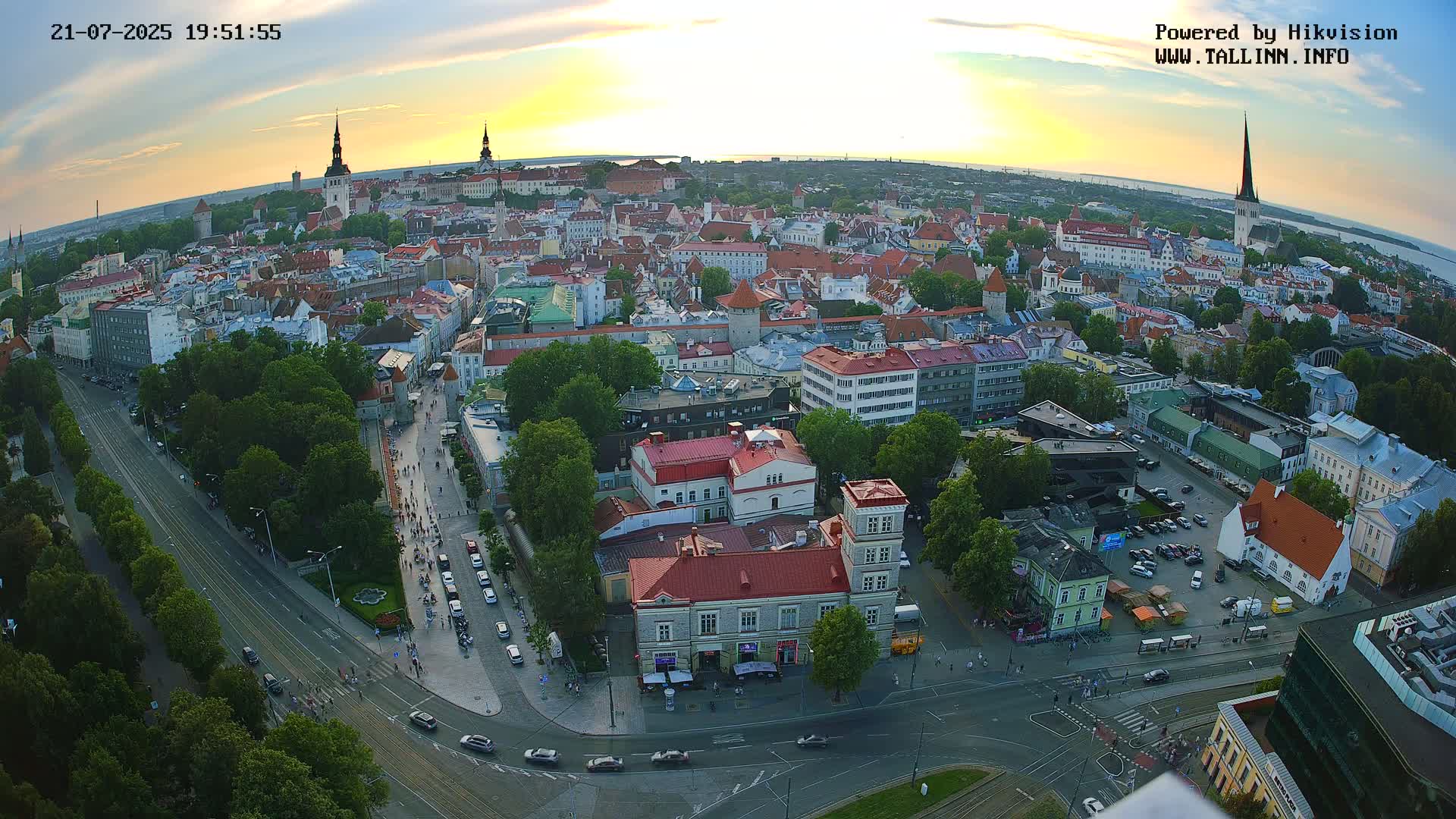 Tallinn Skyline Live Cam - Südalinn, Tallinn, Harju, Estonia