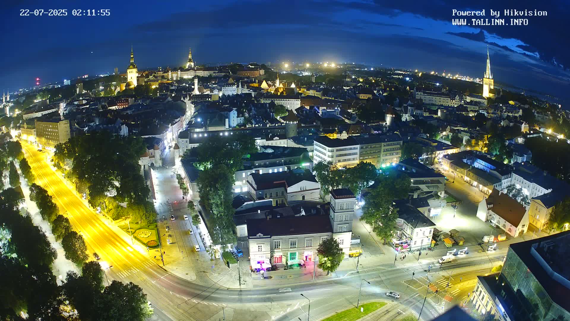 Tallinn Skyline Live Cam - Südalinn, Tallinn, Harju, Estonia