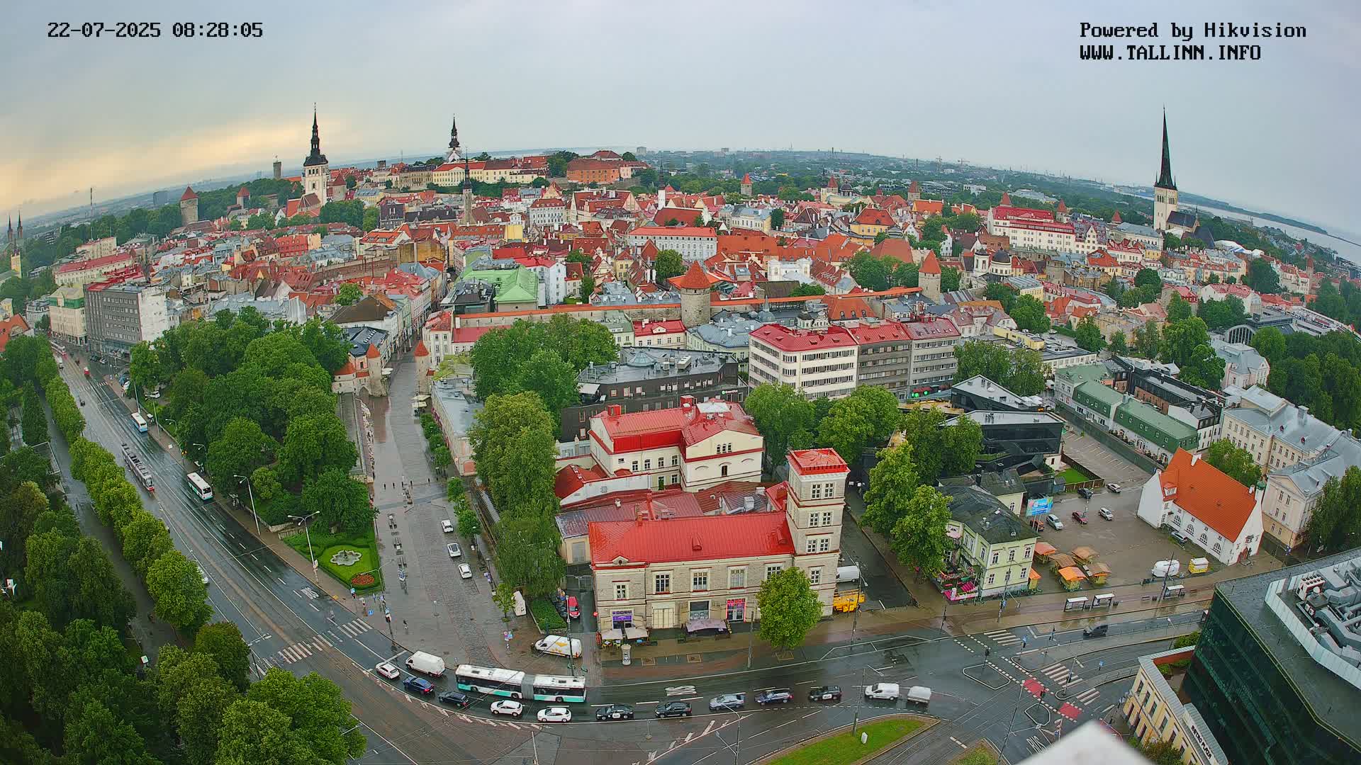 Tallinn Skyline Live Cam - Südalinn, Tallinn, Harju, Estonia