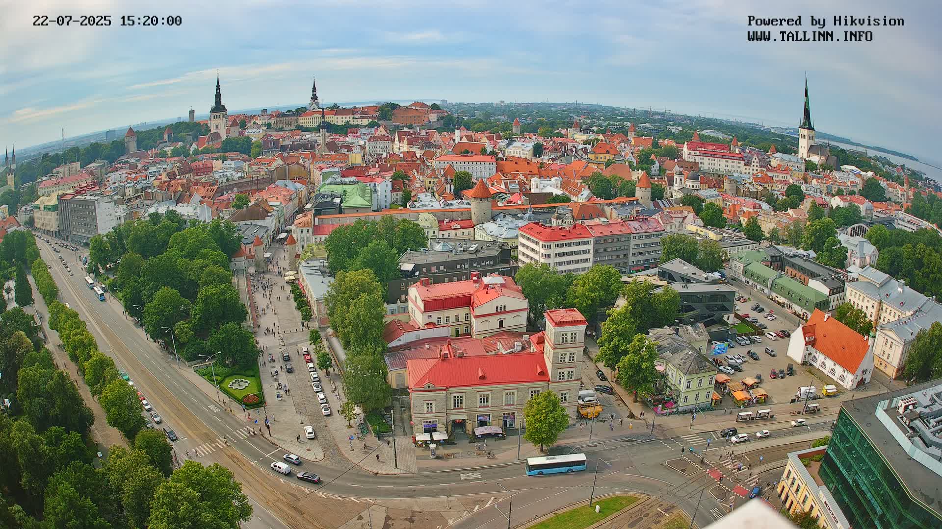 Tallinn Skyline Live Cam - Südalinn, Tallinn, Harju, Estonia
