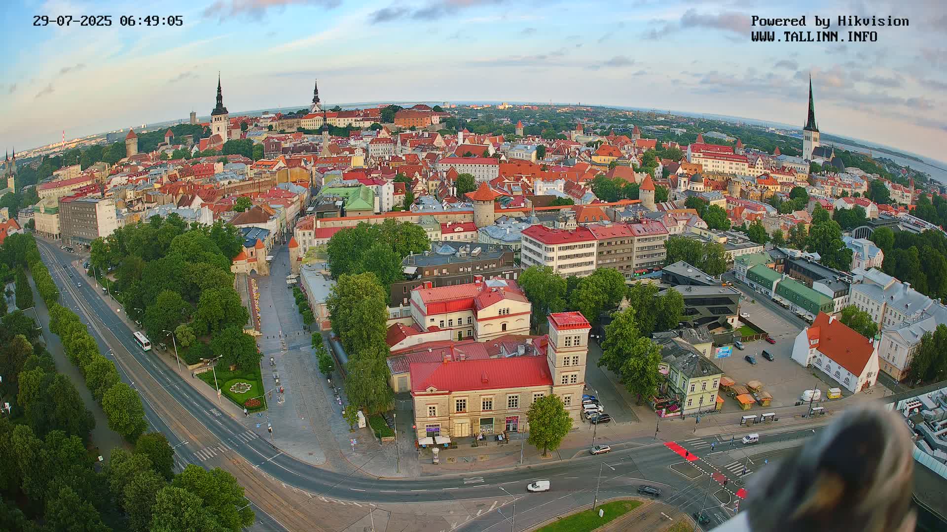 Tallinn Skyline Live Cam - Südalinn, Tallinn, Harju, Estonia