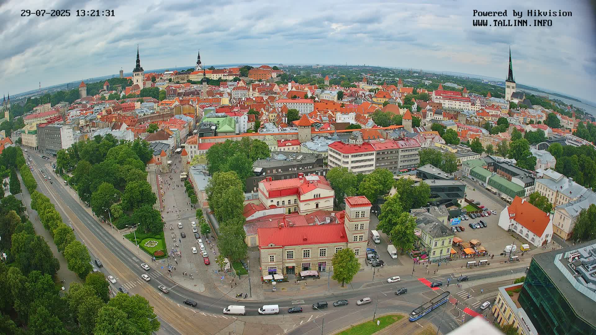 Tallinn Skyline Live Cam - Südalinn, Tallinn, Harju, Estonia