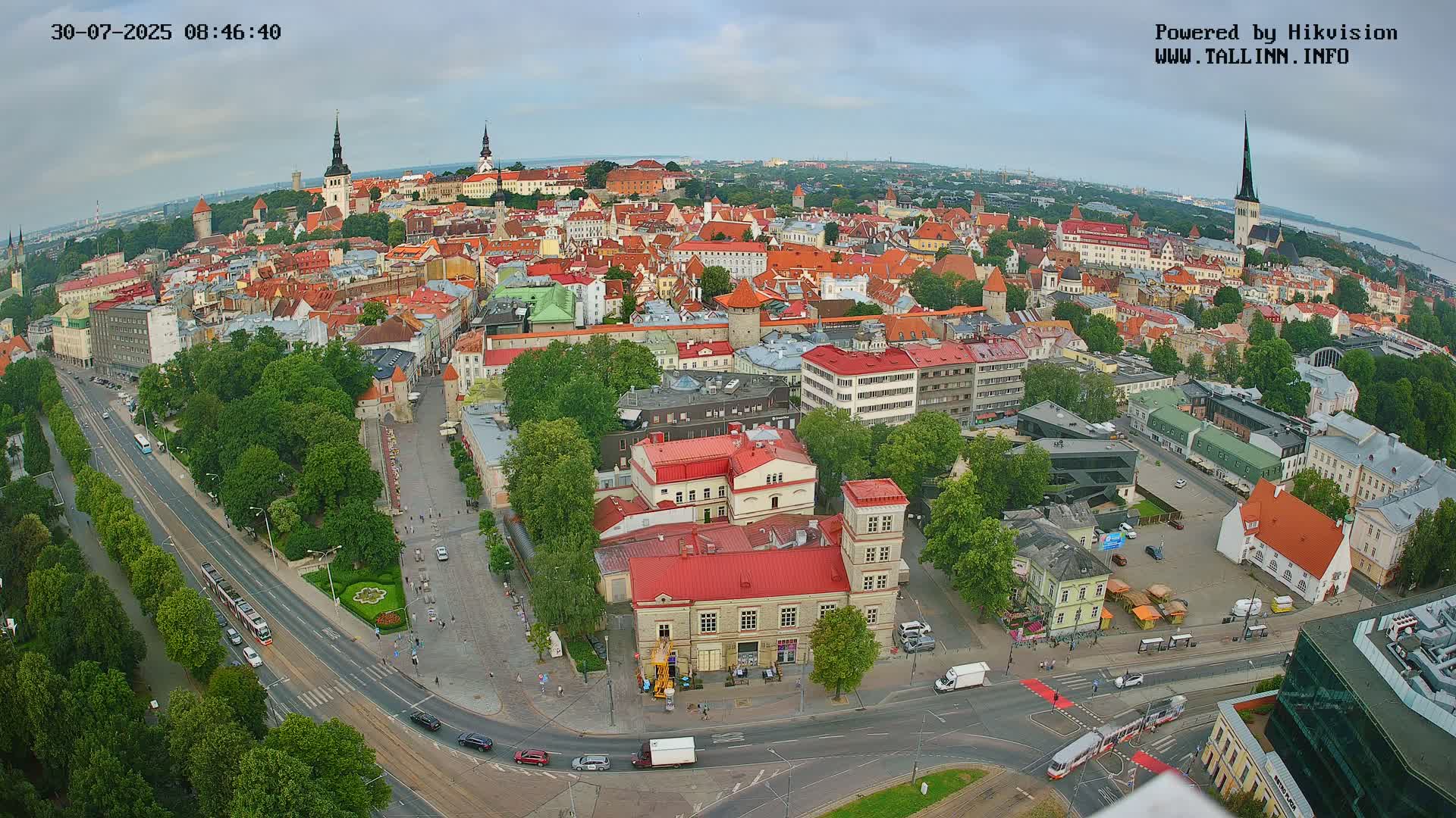 Tallinn Skyline Live Cam - Südalinn, Tallinn, Harju, Estonia