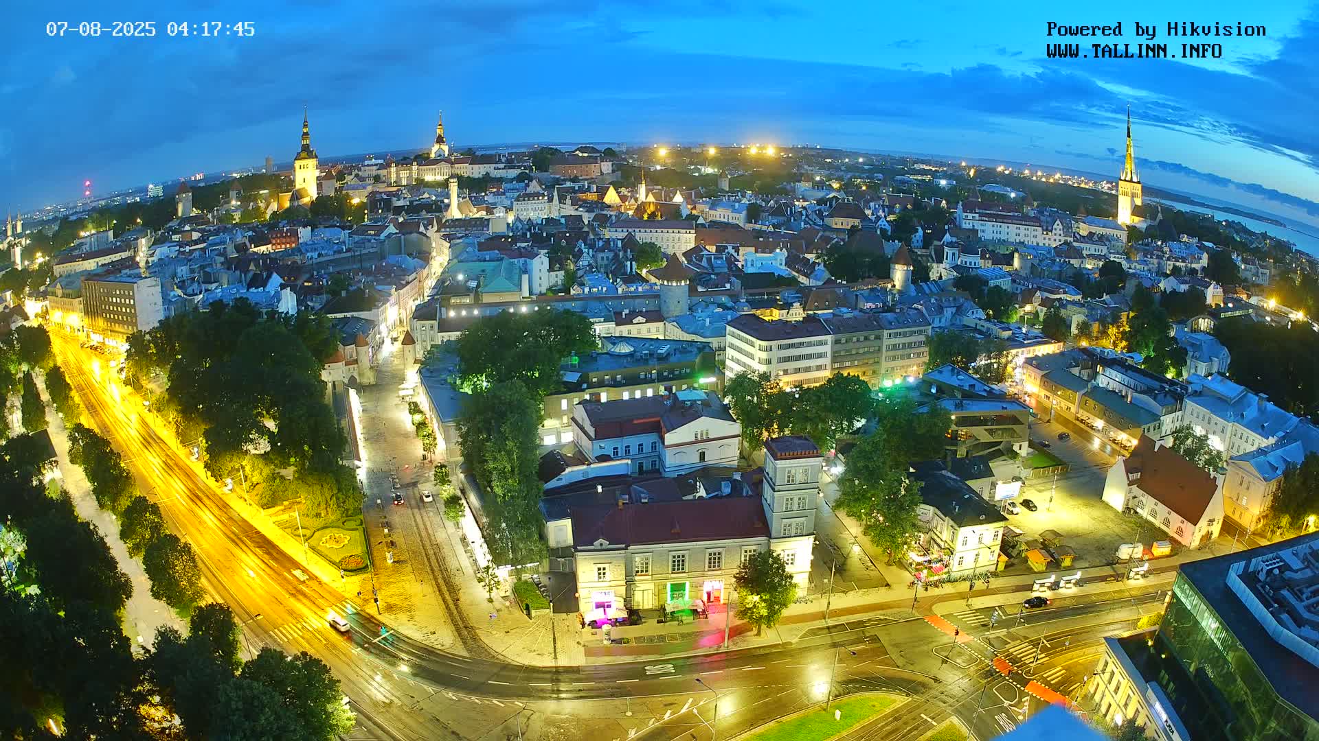 Tallinn Skyline Live Cam - Südalinn, Tallinn, Harju, Estonia