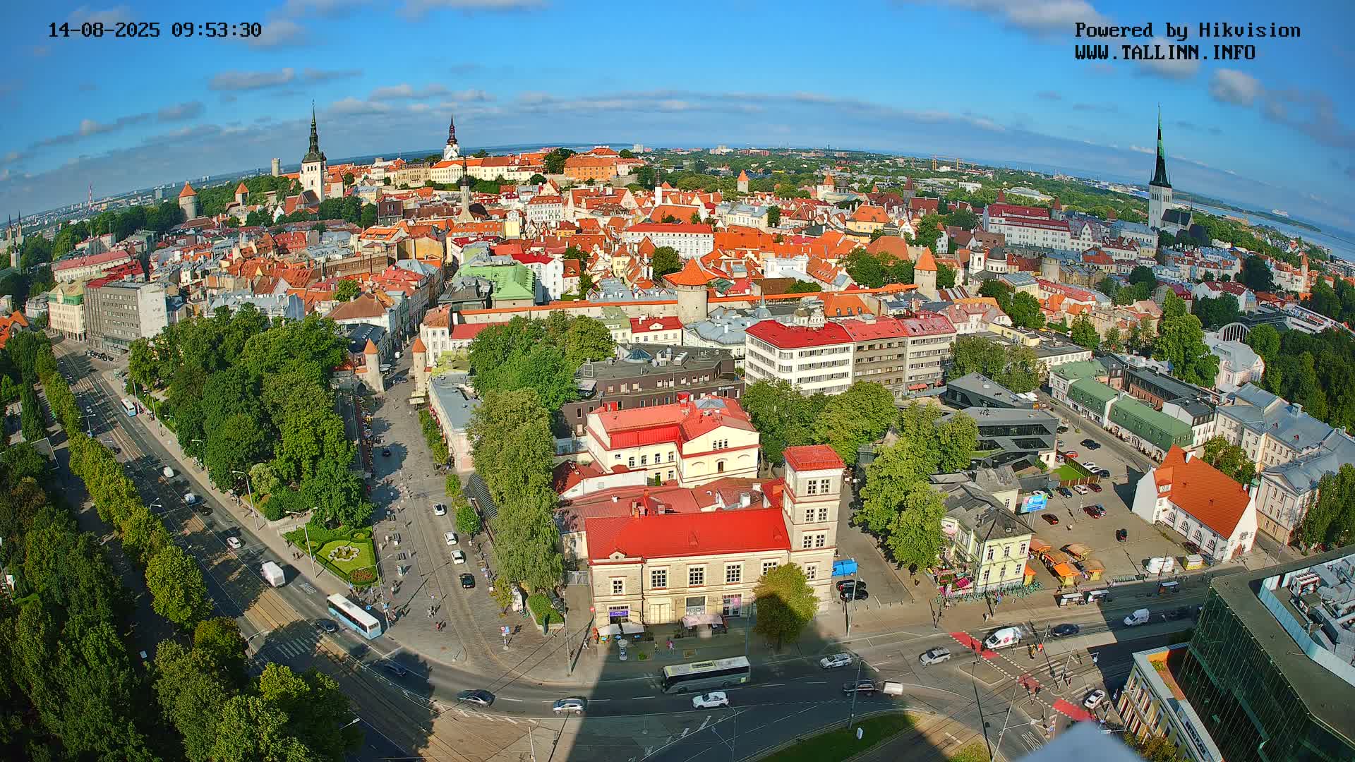 Tallinn Skyline Live Cam - Südalinn, Tallinn, Harju, Estonia