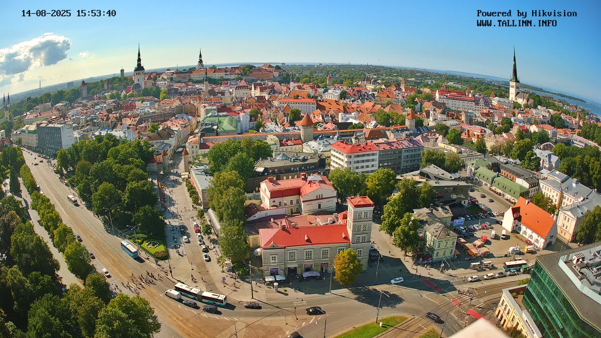 Tallinn Skyline Live Cam - Südalinn, Tallinn, Harju, Estonia