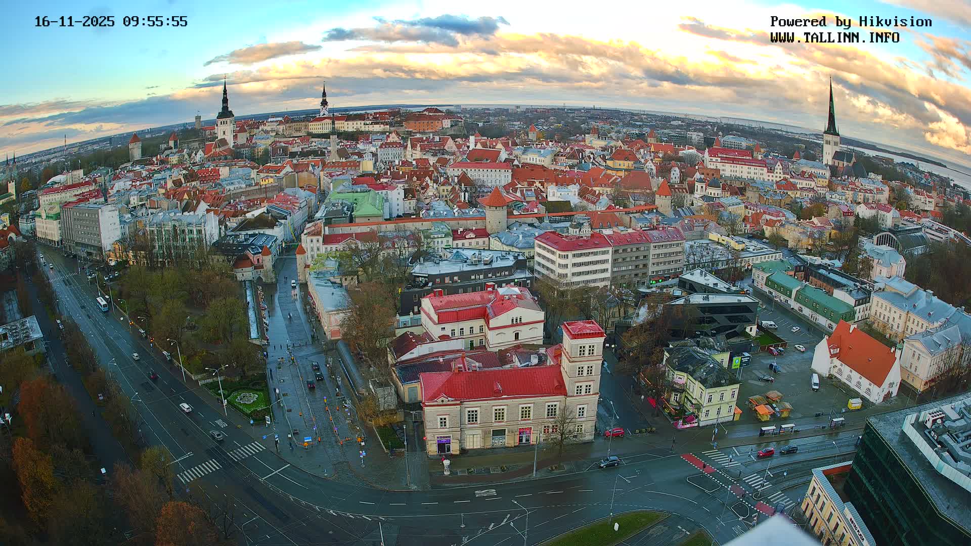 Tallinn Skyline Live Cam - Südalinn, Tallinn, Harju, Estonia