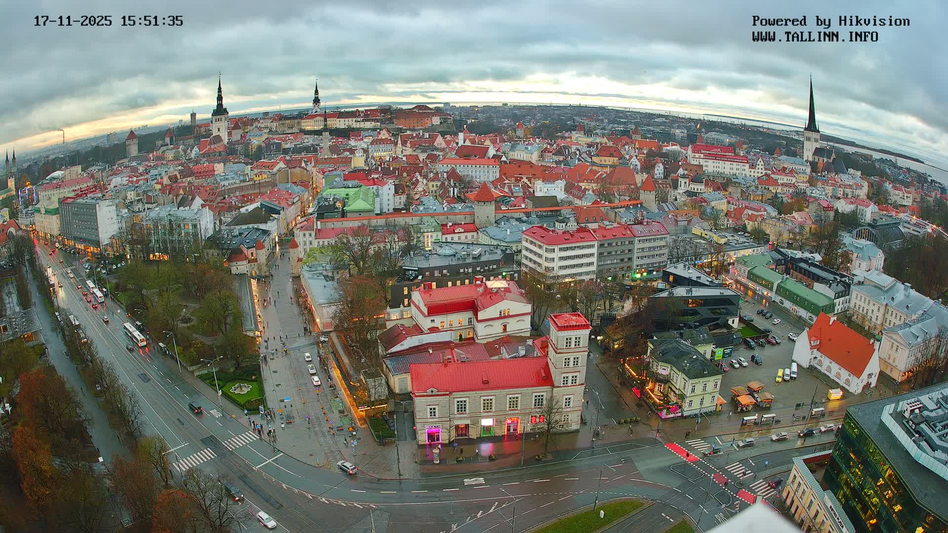Tallinn Skyline Live Cam - Südalinn, Tallinn, Harju, Estonia