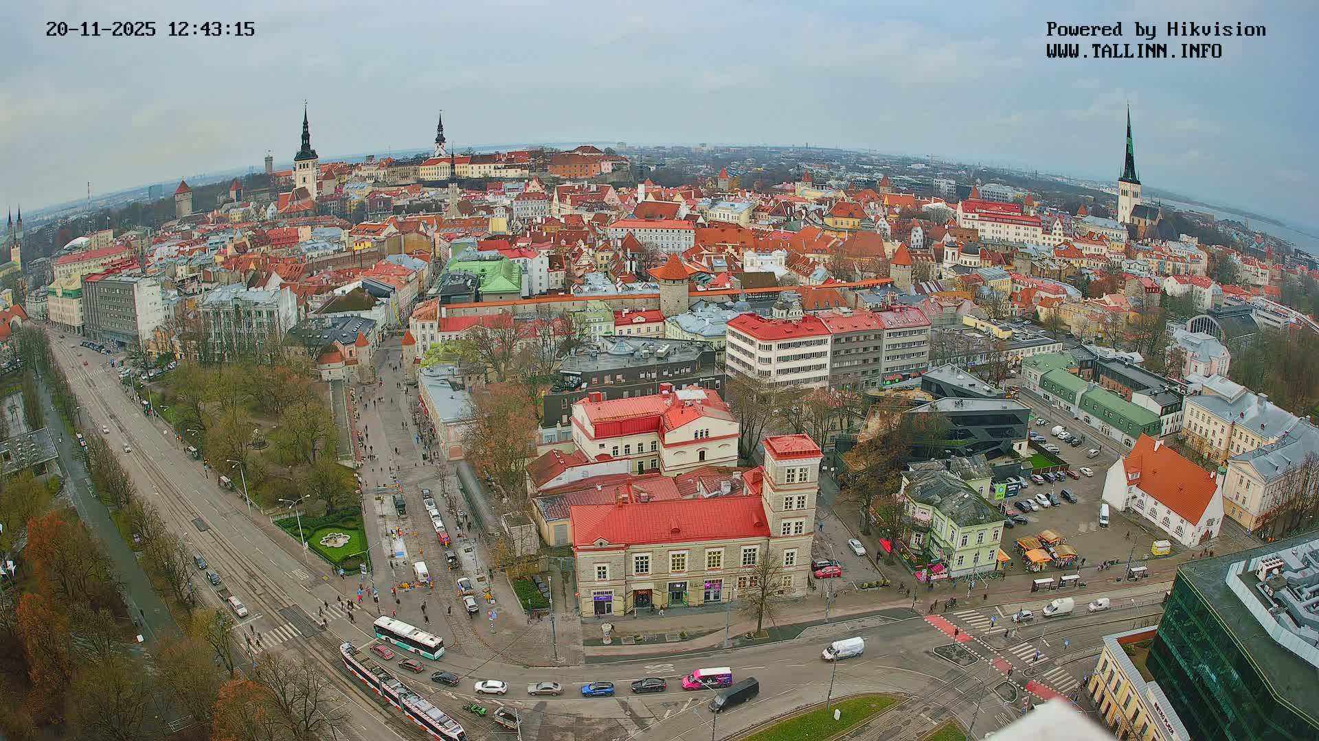 Tallinn Skyline Live Cam - Südalinn, Tallinn, Harju, Estonia