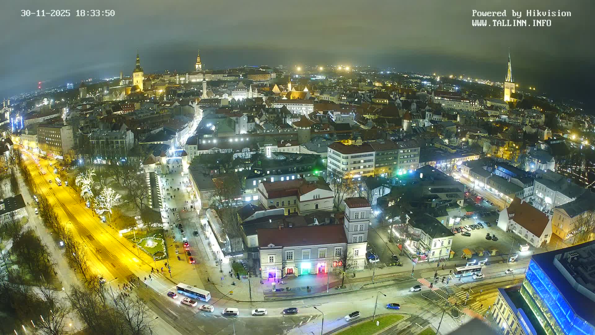 Tallinn Skyline Live Cam - Südalinn, Tallinn, Harju, Estonia