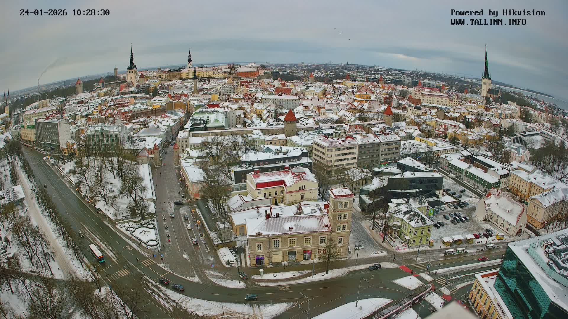 Tallinn Skyline Live Cam - Südalinn, Tallinn, Harju, Estonia