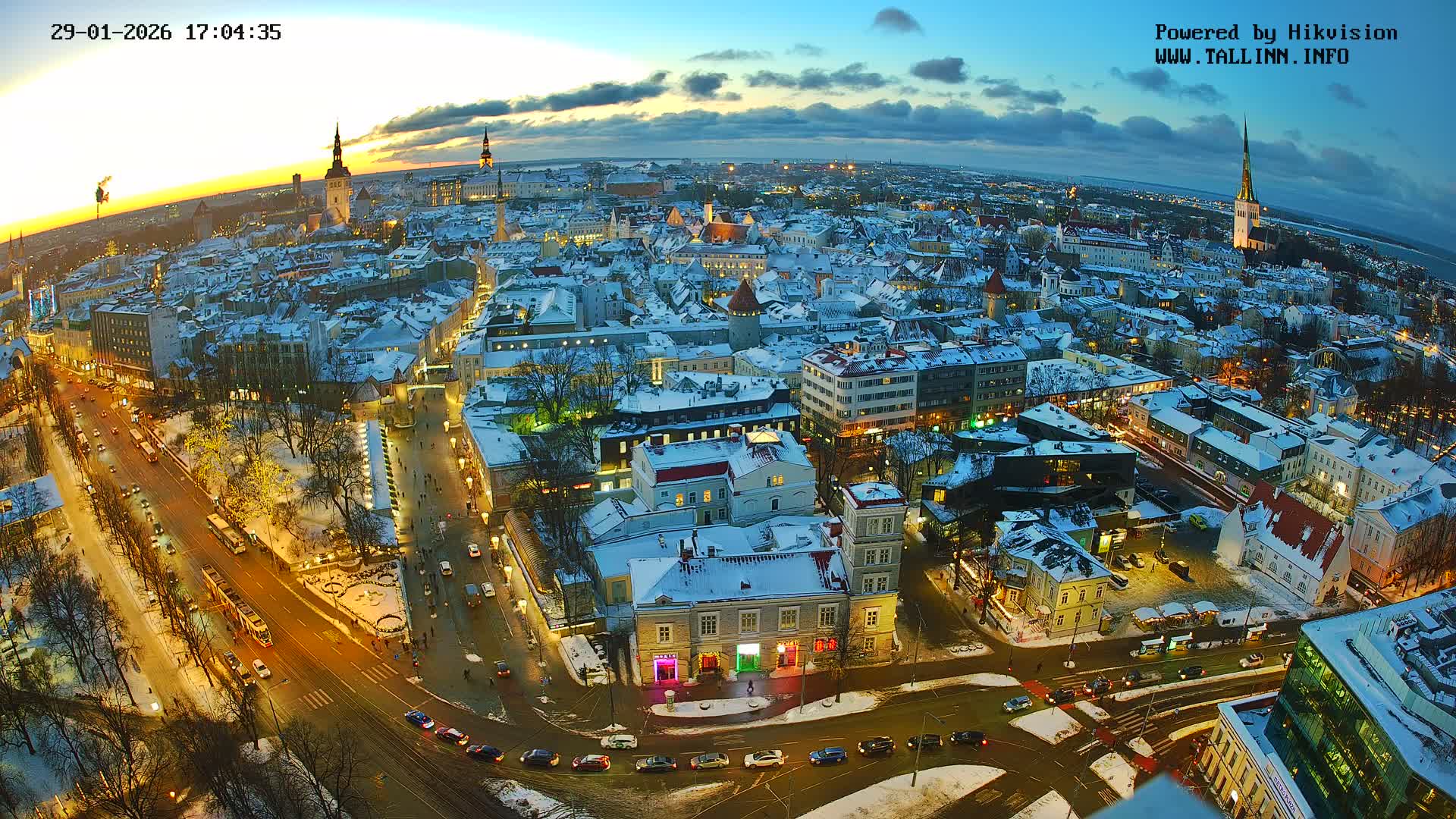 Tallinn Skyline Live Cam - Südalinn, Tallinn, Harju, Estonia
