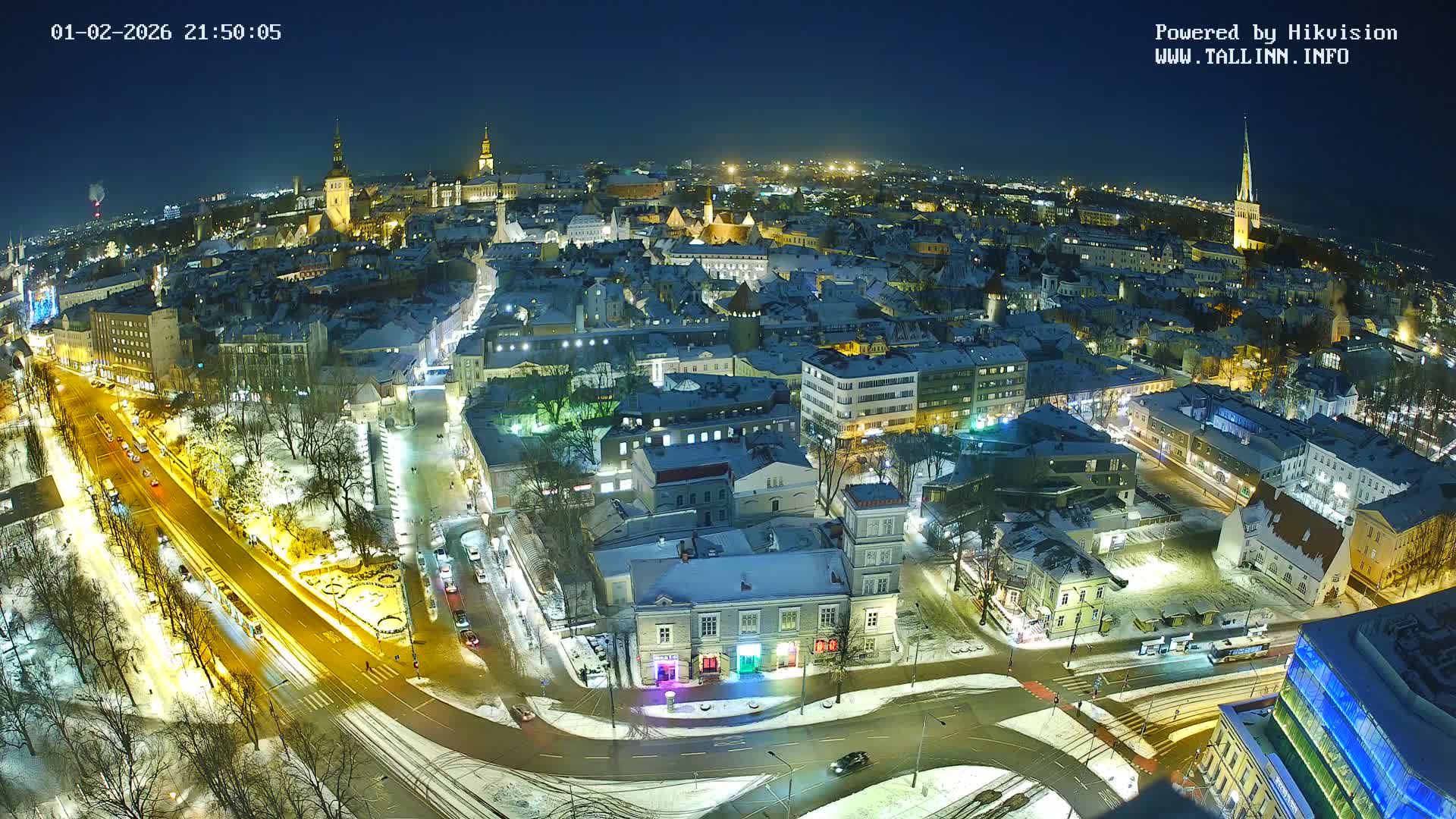 Tallinn Skyline Live Cam - Südalinn, Tallinn, Harju, Estonia