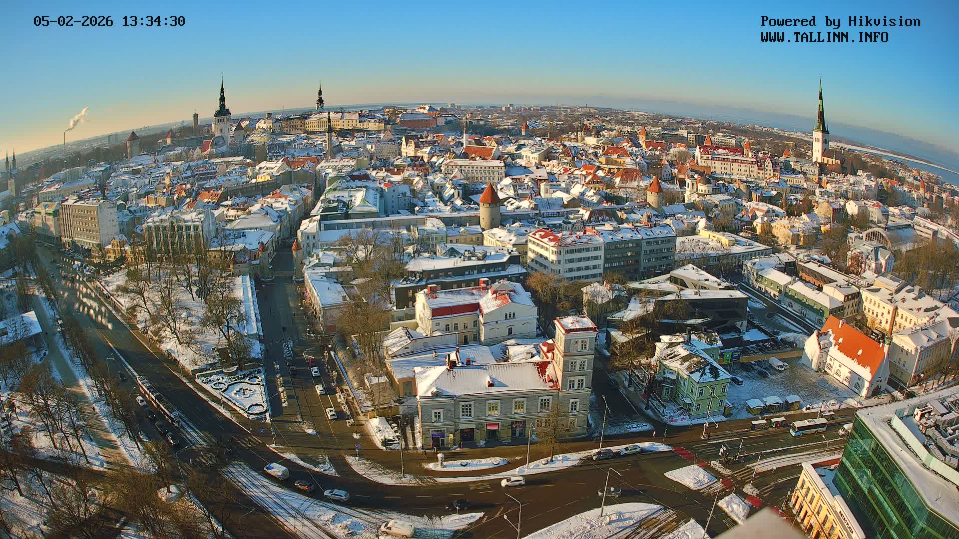 Tallinn Skyline Live Cam - Südalinn, Tallinn, Harju, Estonia