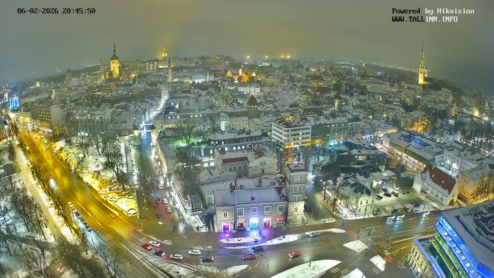 Tallinn Skyline Live Cam - Südalinn, Tallinn, Harju, Estonia