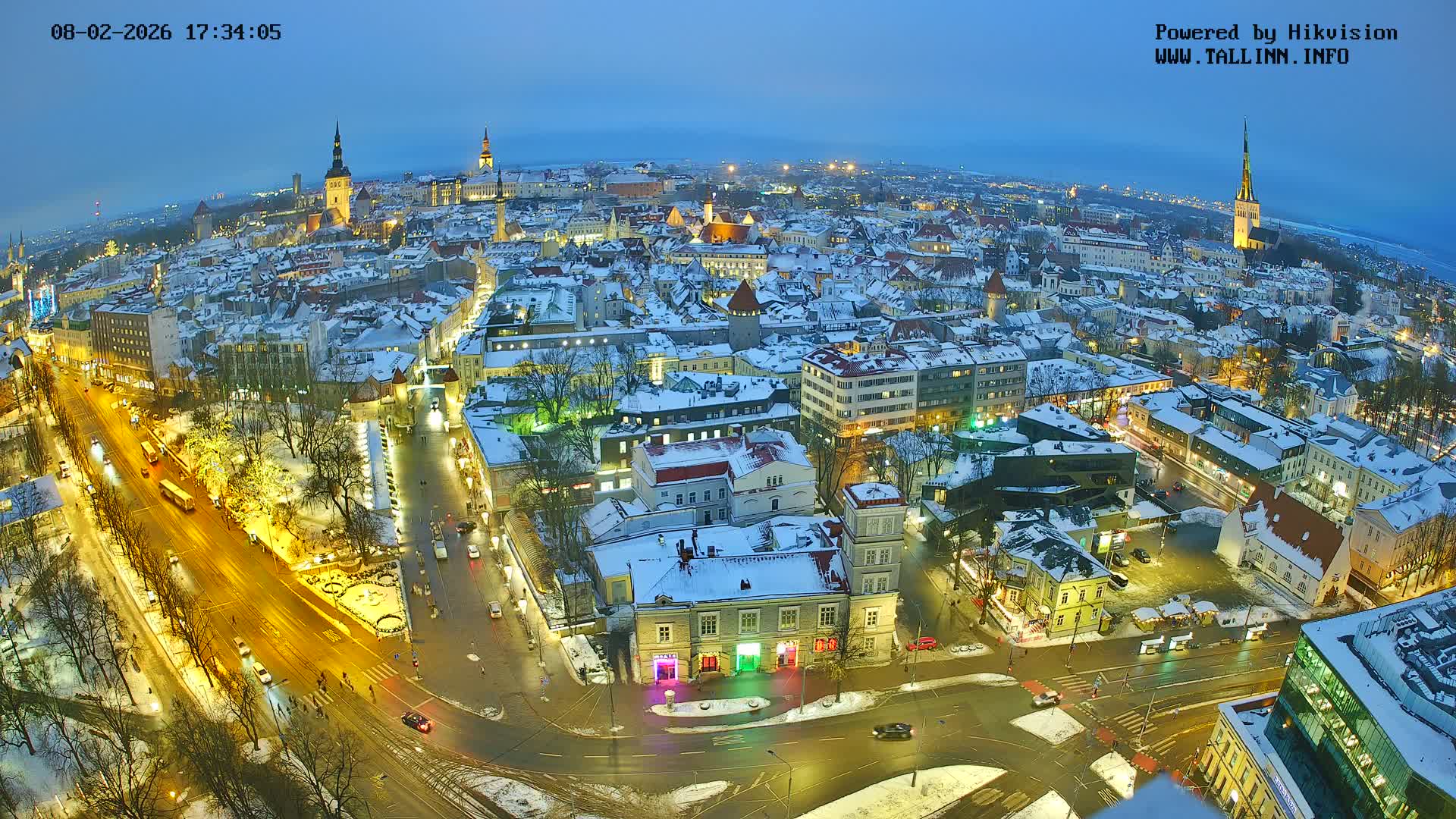 Tallinn Skyline Live Cam - Südalinn, Tallinn, Harju, Estonia