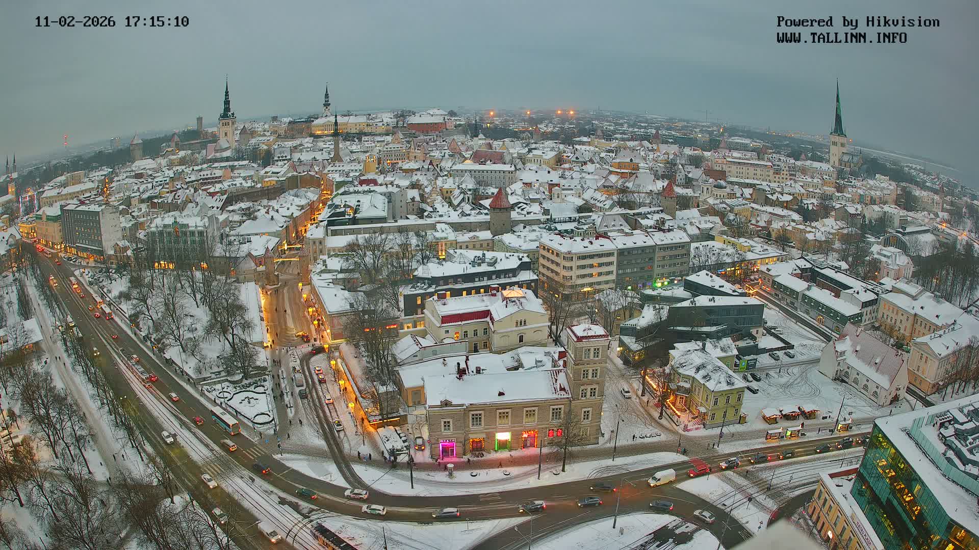 Tallinn Skyline Live Cam - Südalinn, Tallinn, Harju, Estonia