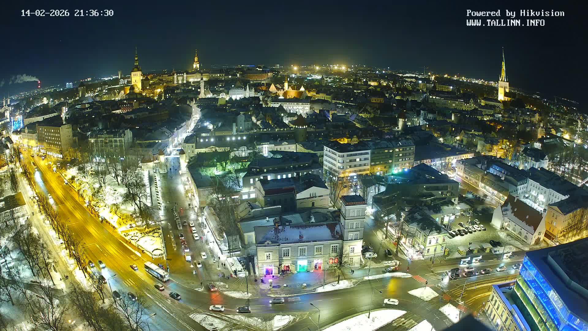 Tallinn Skyline Live Cam - Südalinn, Tallinn, Harju, Estonia