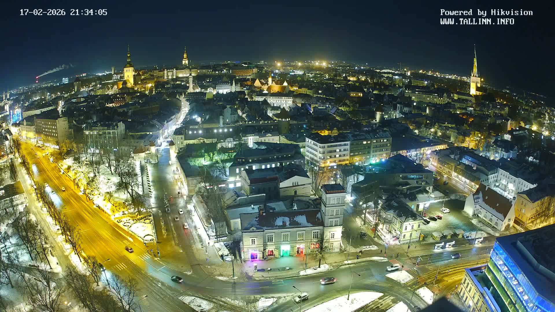 Tallinn Skyline Live Cam - Südalinn, Tallinn, Harju, Estonia