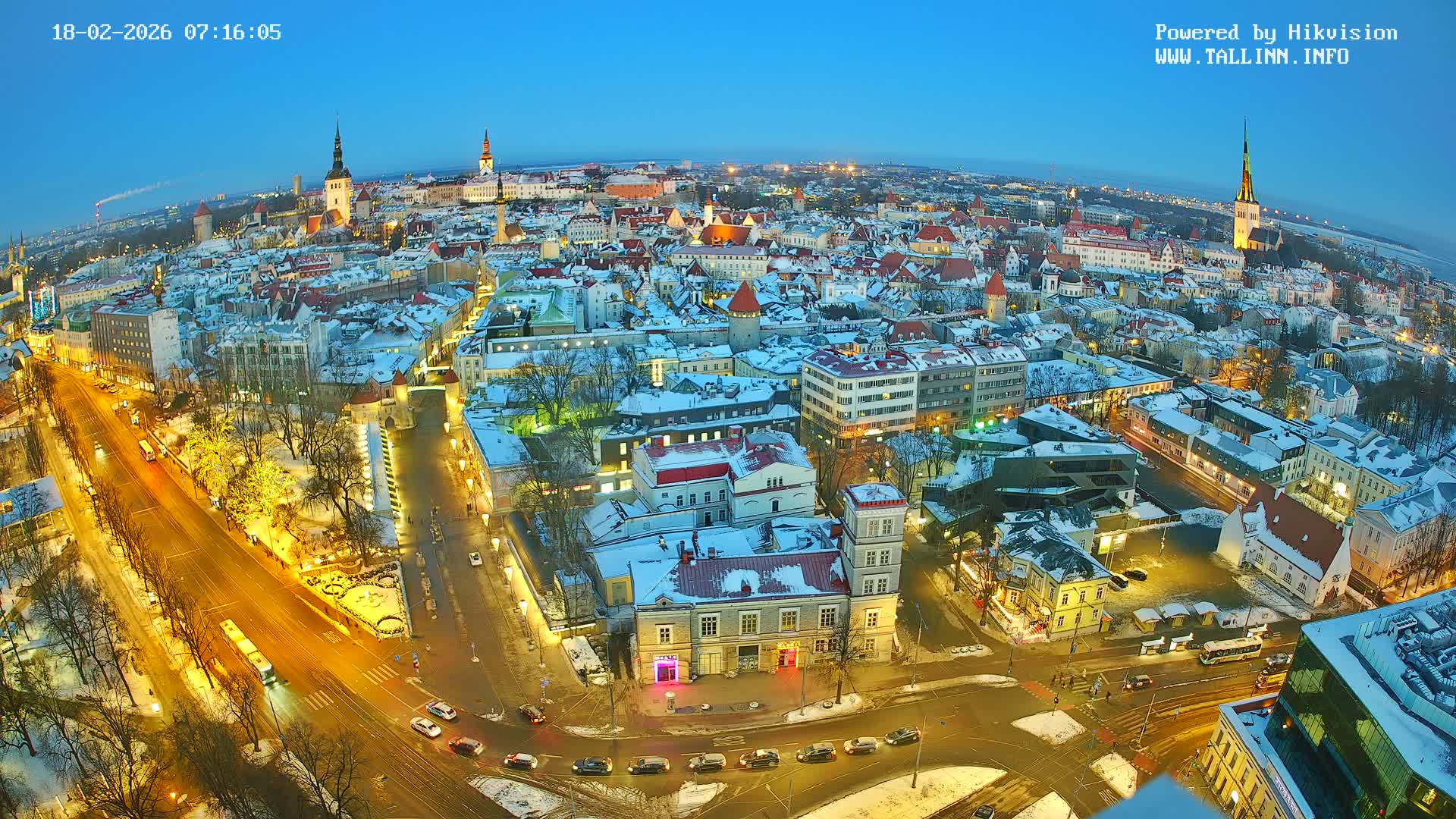 Tallinn Skyline Live Cam - Südalinn, Tallinn, Harju, Estonia