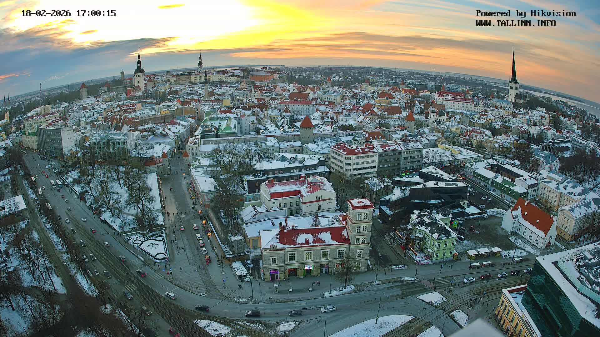 Tallinn Skyline Live Cam - Südalinn, Tallinn, Harju, Estonia