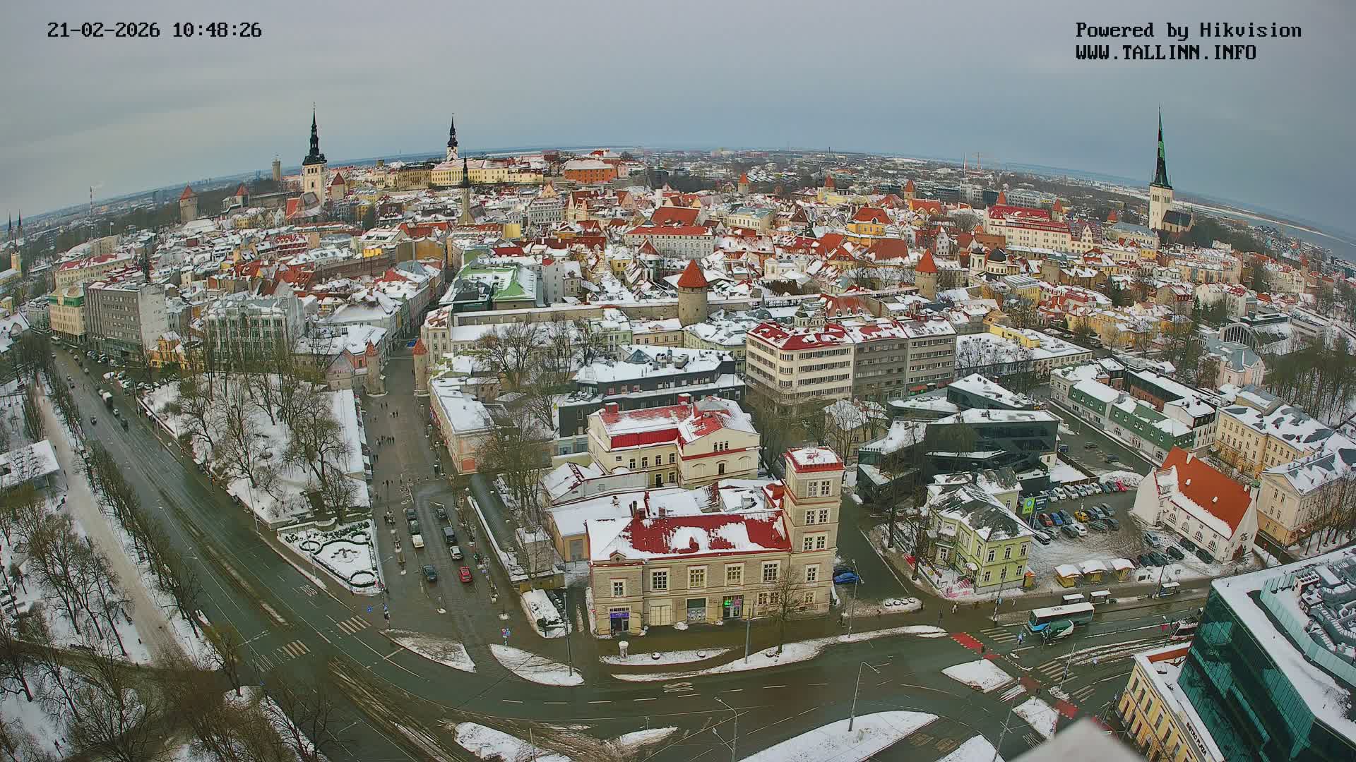 Tallinn Skyline Live Cam - Südalinn, Tallinn, Harju, Estonia