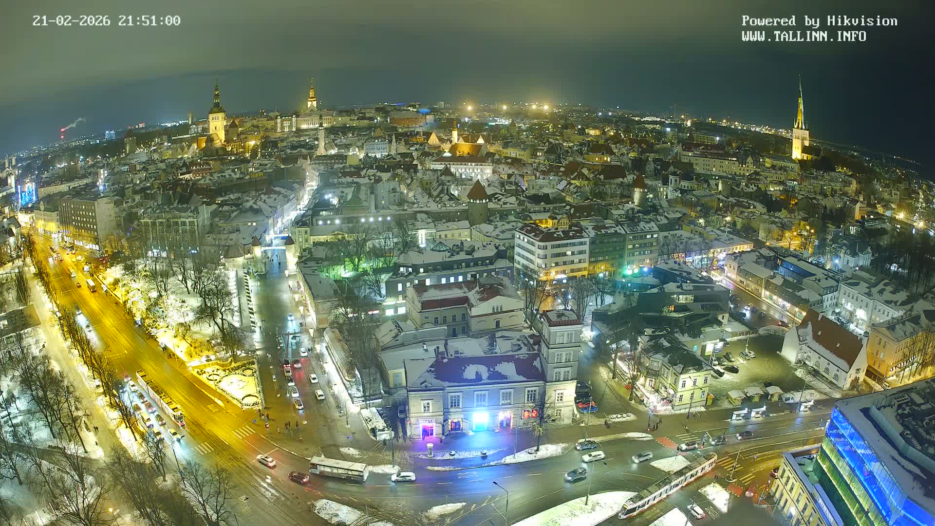Tallinn Skyline Live Cam - Südalinn, Tallinn, Harju, Estonia