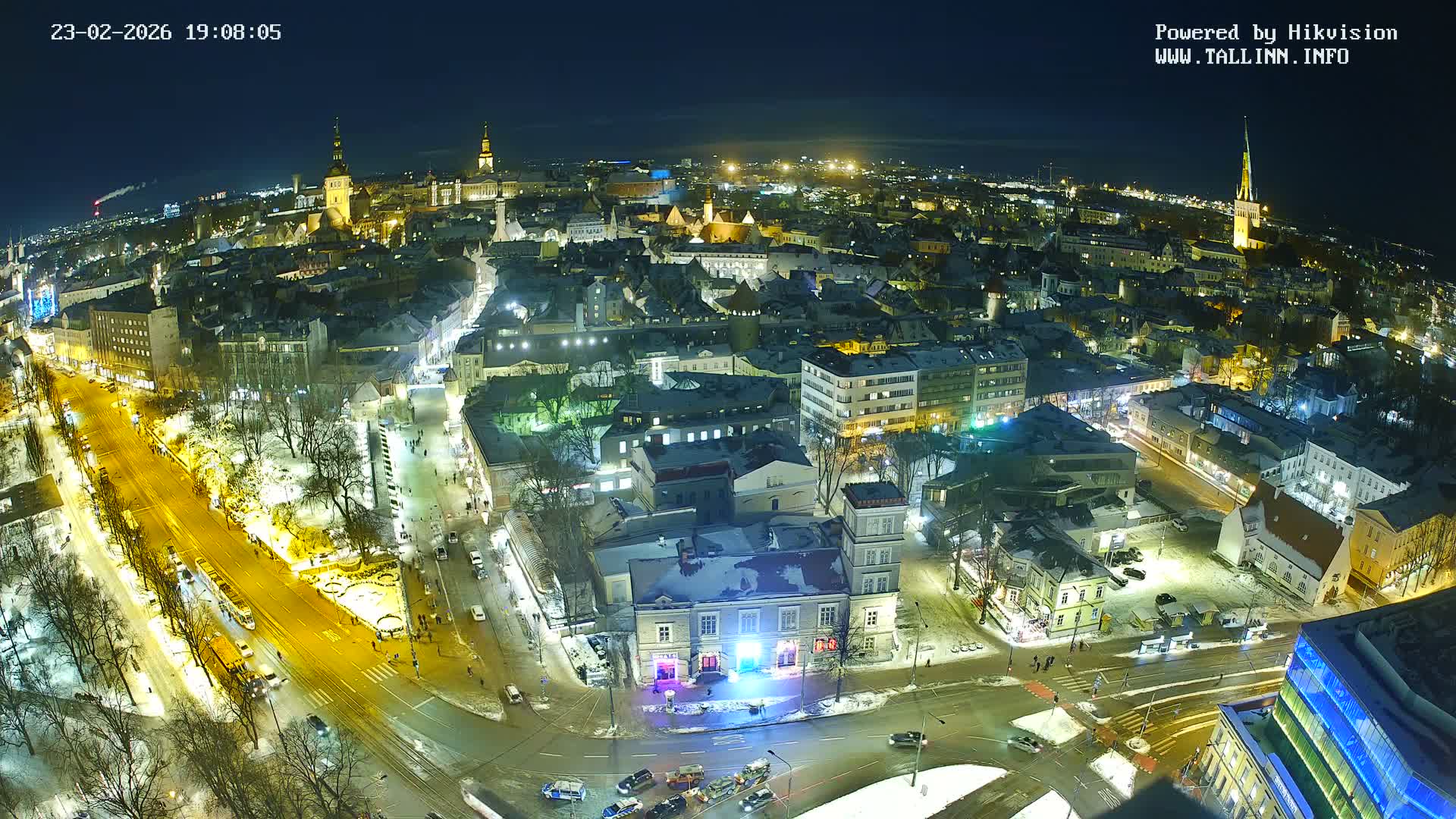 Tallinn Skyline Live Cam - Südalinn, Tallinn, Harju, Estonia