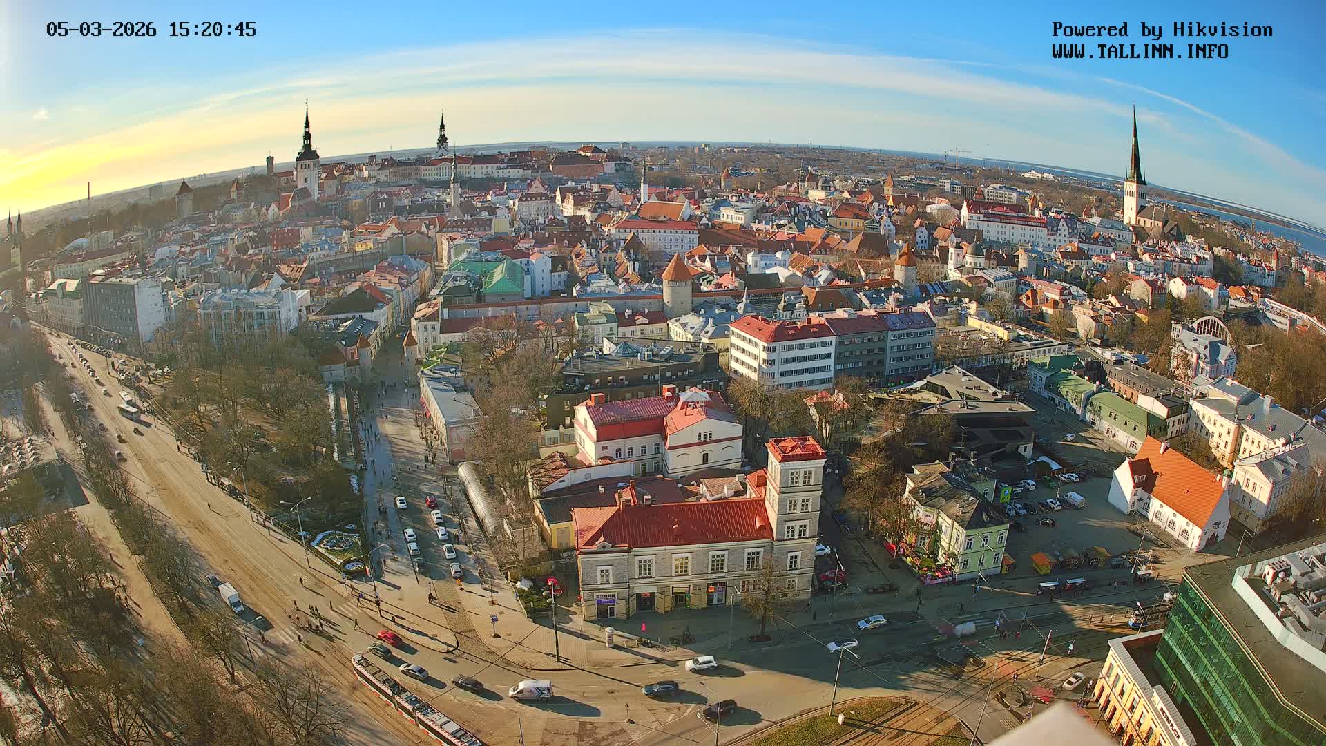 Tallinn Skyline Live Cam - Südalinn, Tallinn, Harju, Estonia