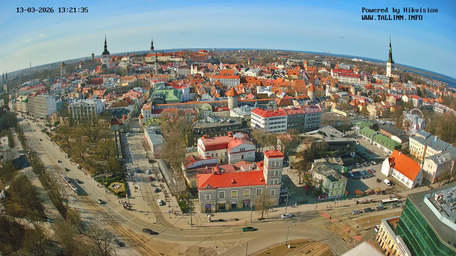 Tallinn Skyline Live Cam - Südalinn, Tallinn, Harju, Estonia