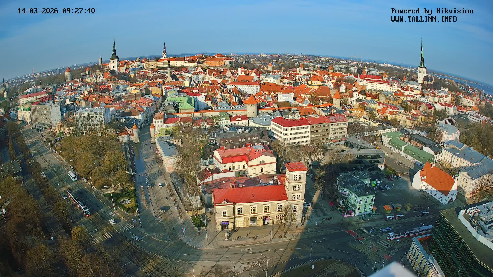 Tallinn Skyline Live Cam - Südalinn, Tallinn, Harju, Estonia