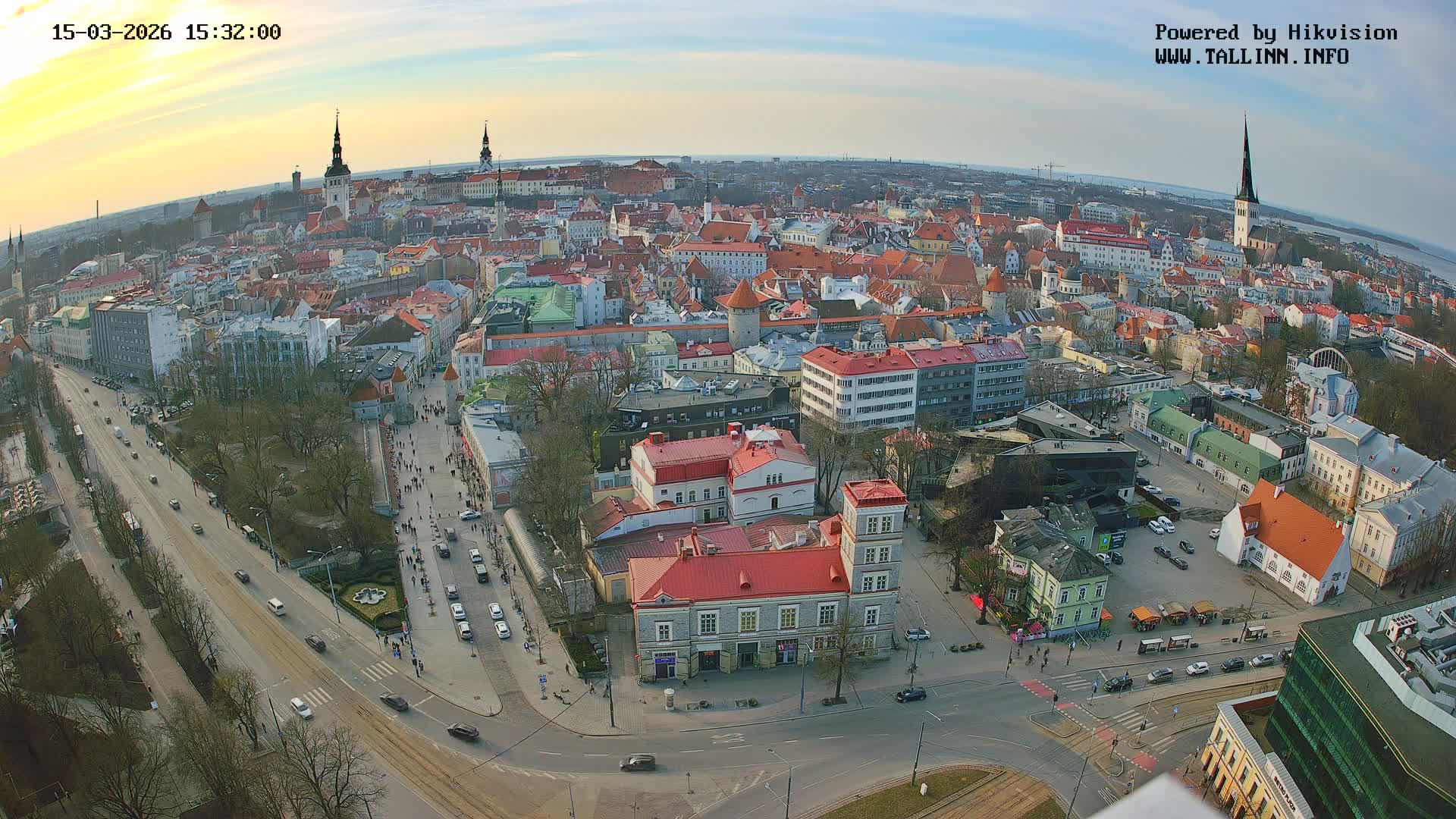 Tallinn Skyline Live Cam - Südalinn, Tallinn, Harju, Estonia