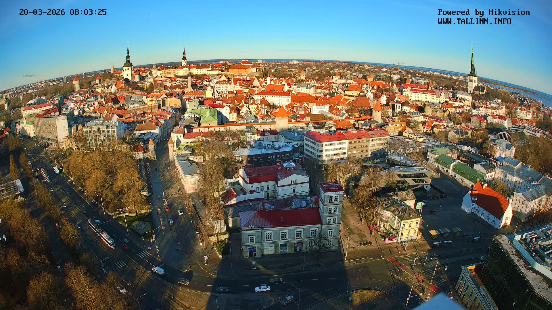 Tallinn Skyline Live Cam - Südalinn, Tallinn, Harju, Estonia