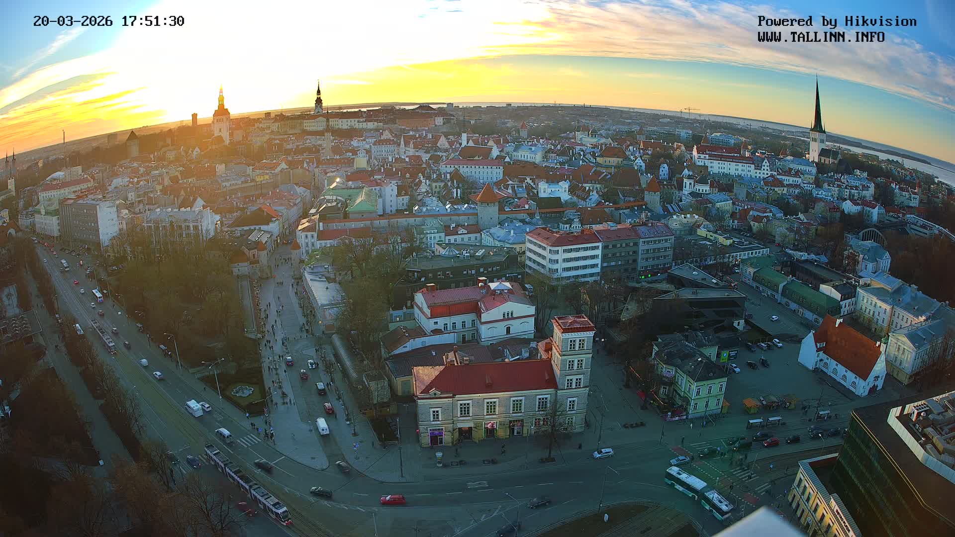 Tallinn Skyline Live Cam - Südalinn, Tallinn, Harju, Estonia