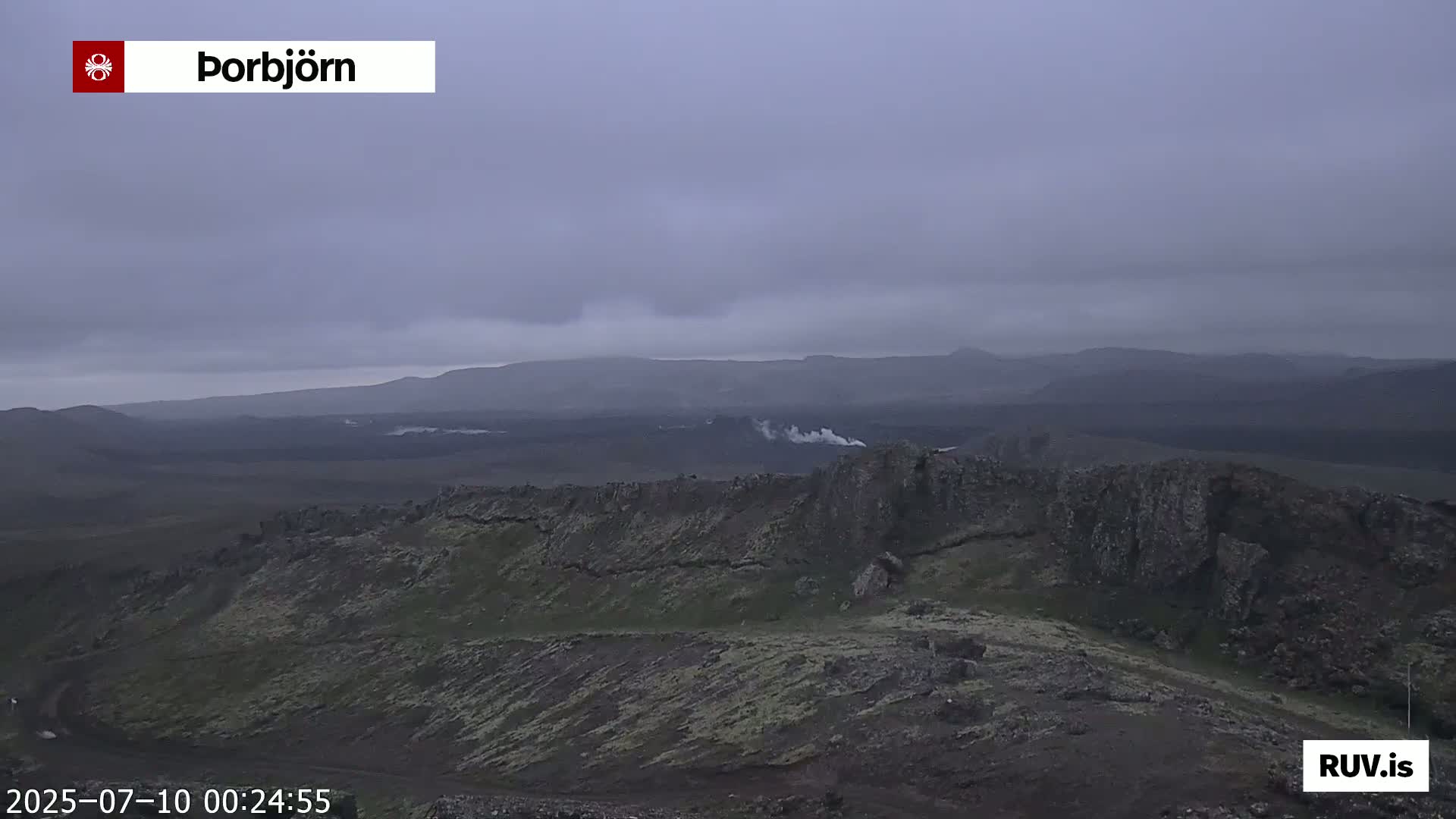 Thorbjörn Tuya Volcano ( Þorbjörn - Þorbjarnarfell ) Live Cam - Grindavik, Grindavikurbaer (Grindavíkurbær), Southern Peninsula (Suðurnes), Iceland