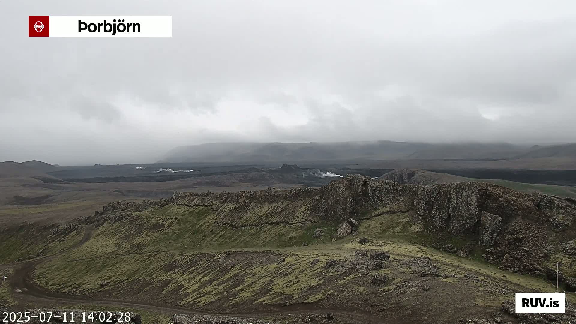 Thorbjörn Tuya Volcano ( Þorbjörn - Þorbjarnarfell ) Live Cam - Grindavik, Grindavikurbaer (Grindavíkurbær), Southern Peninsula (Suðurnes), Iceland