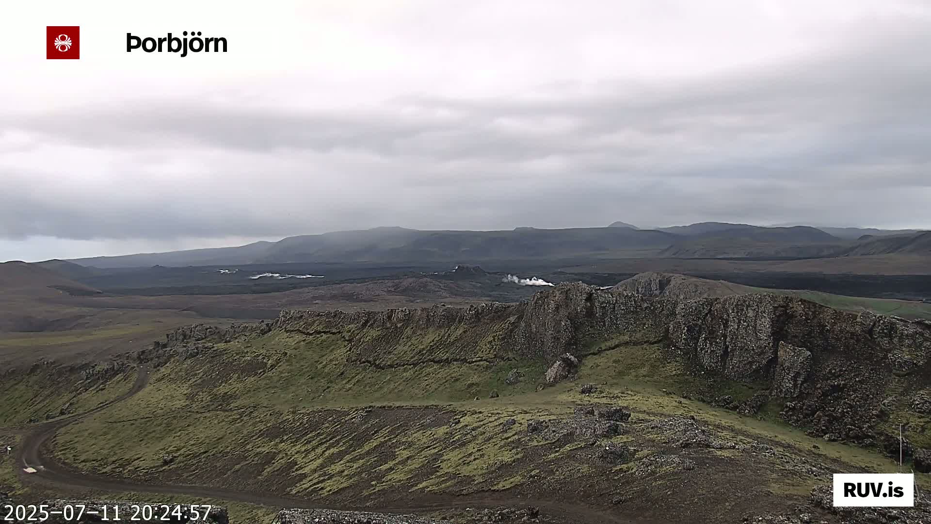 Thorbjörn Tuya Volcano ( Þorbjörn - Þorbjarnarfell ) Live Cam - Grindavik, Grindavikurbaer (Grindavíkurbær), Southern Peninsula (Suðurnes), Iceland